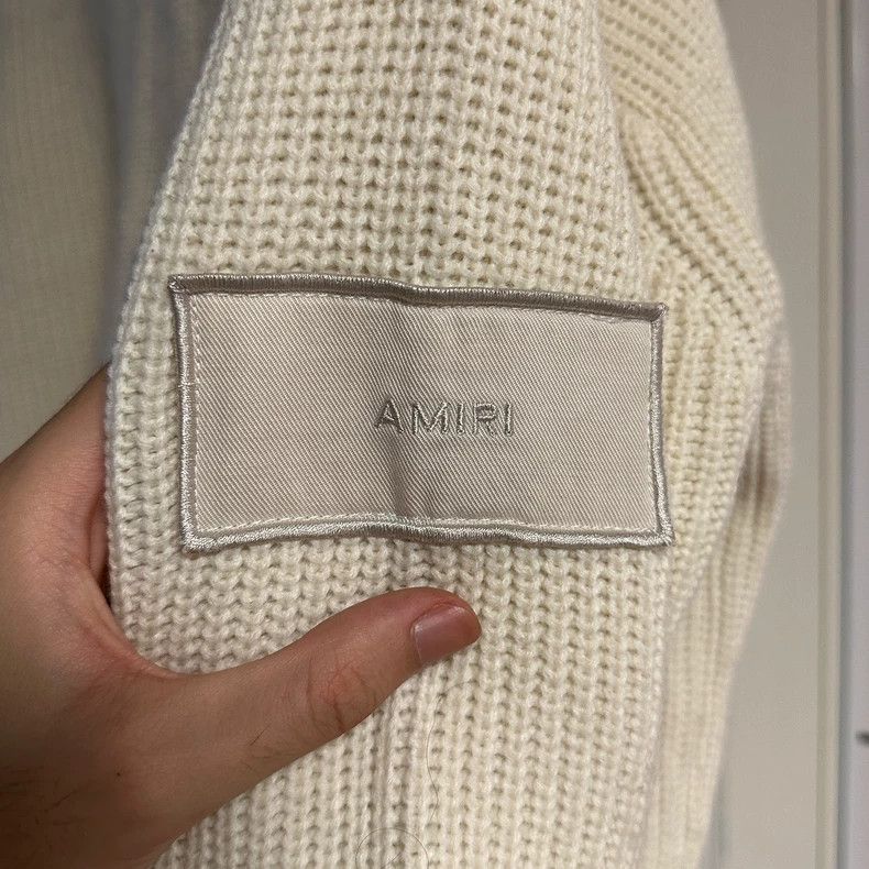 Amiri Amiri 19fw patchwork wool sweater Size US S / EU 44-46 / 1 - 4 Thumbnail