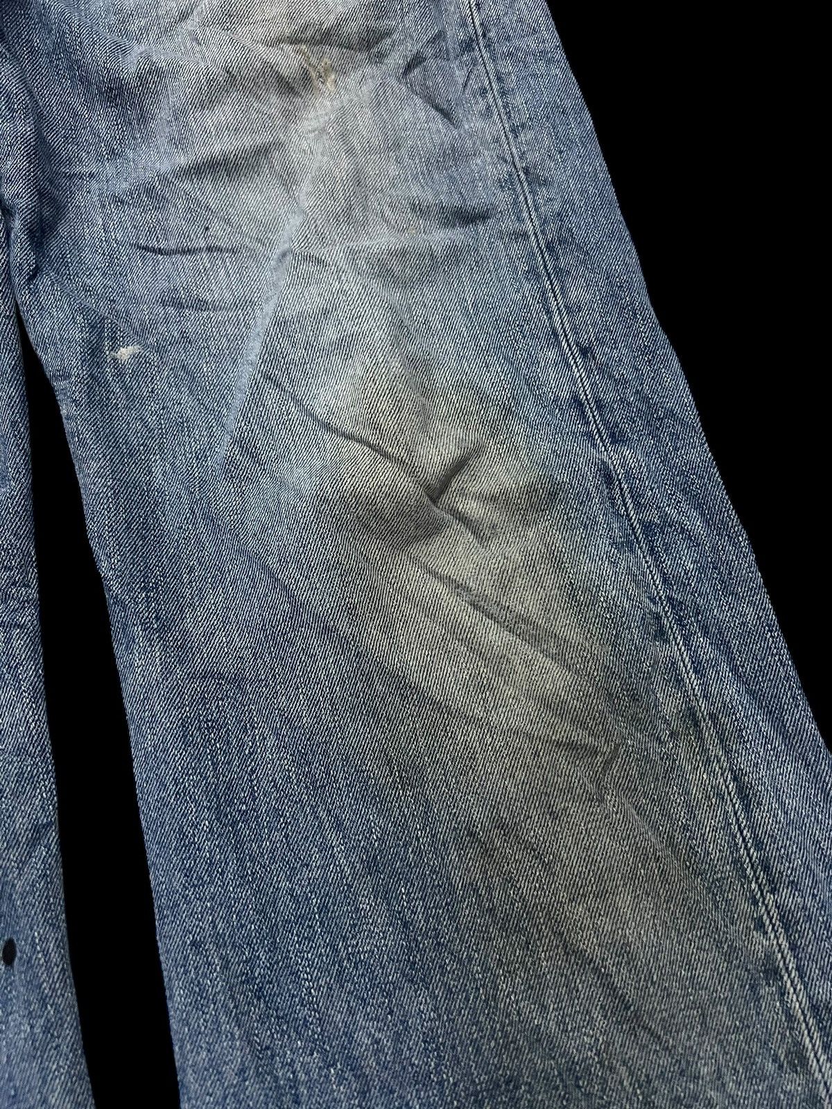 If Six Was Nine × Ralph Lauren 🌈90s Ralph Lauren Flare Mud Wash Zipper Jean Size US 35 - 6 Thumbnail