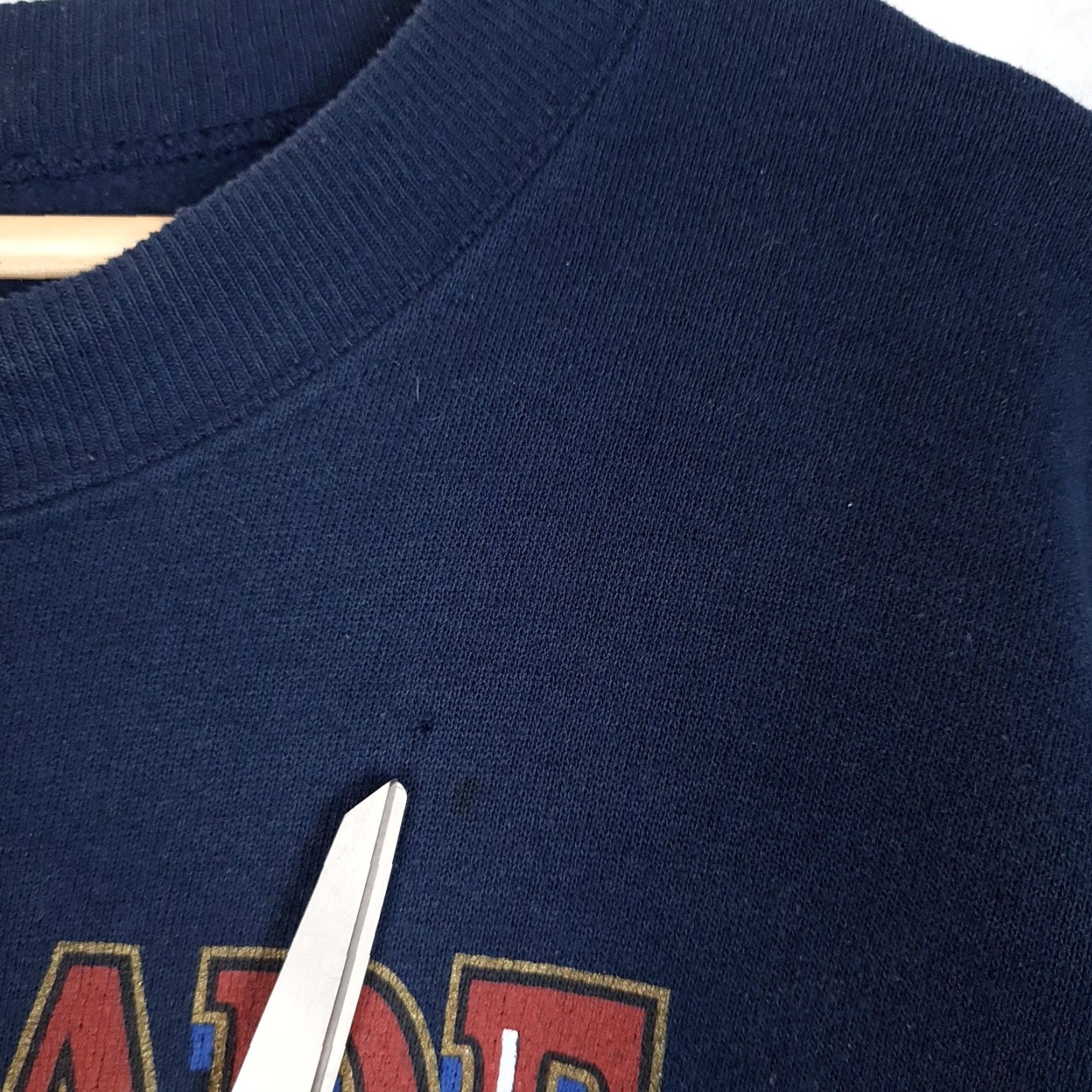 Jerzees VINTAGE Jerzees Sweatshirt Mens XL Blue Eagle Biker Rally 90s Sleeve Hit Size US XL / EU 56 / 4 - 6 Thumbnail