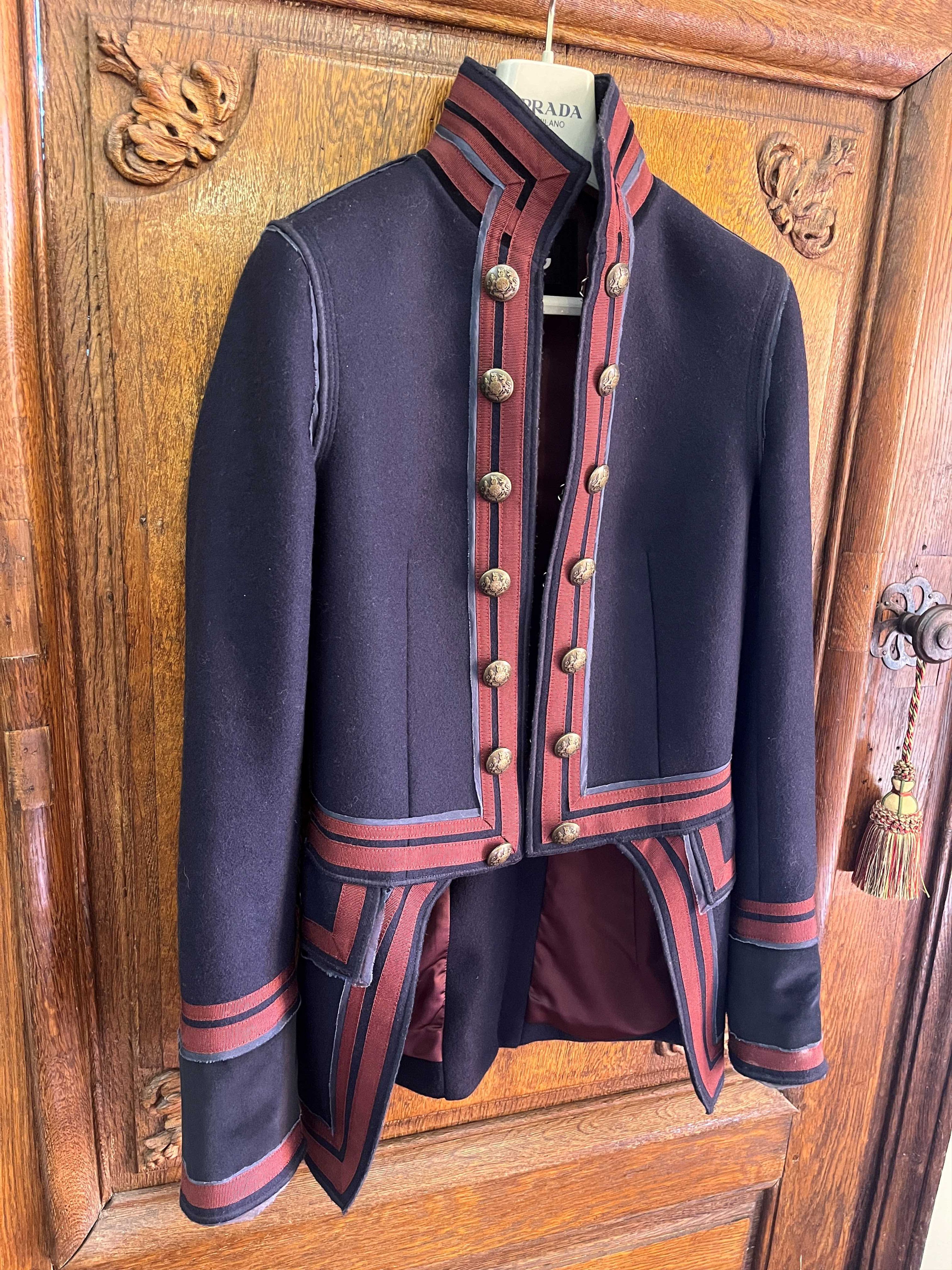 Dolce & Gabbana Military Jacket / D&G - Fall 2009 Catwalk - Size 36 ITA Size S / US 4 / IT 40 - 2 Thumbnail