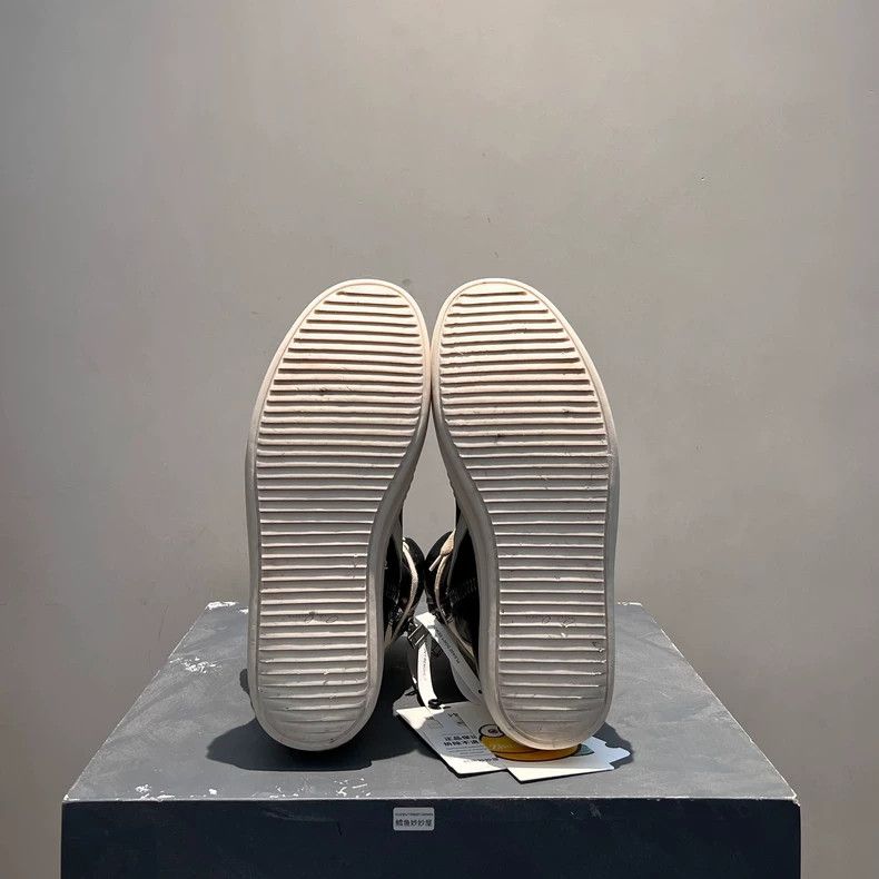 Rick Owens rick owens Cowhide material black and white high-top inver Size US 8.5 / EU 41-42 - 4 Thumbnail