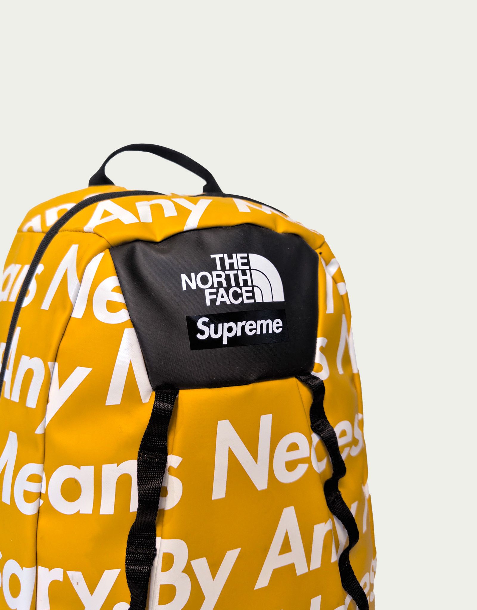 Supreme × The North Face Supreme x TNF “By Any Means” Yellow Backpack Size ONE SIZE - 2 Thumbnail