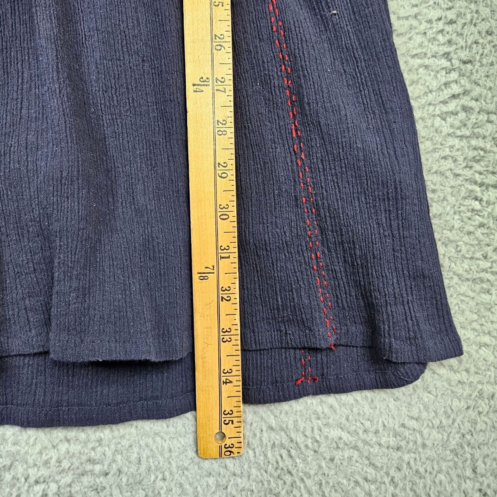 Vintage Roberta Roller Rabbit Women's Navy Long Sleeve Oditi Dress XS Size XS / US 0-2 / IT 36-38 - 3 Thumbnail