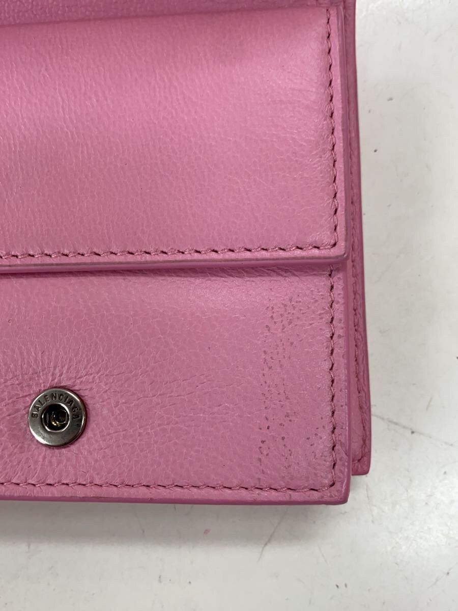 Balenciaga Balenciaga Tri-Fold Wallet Pink Size ONE SIZE - 6 Thumbnail