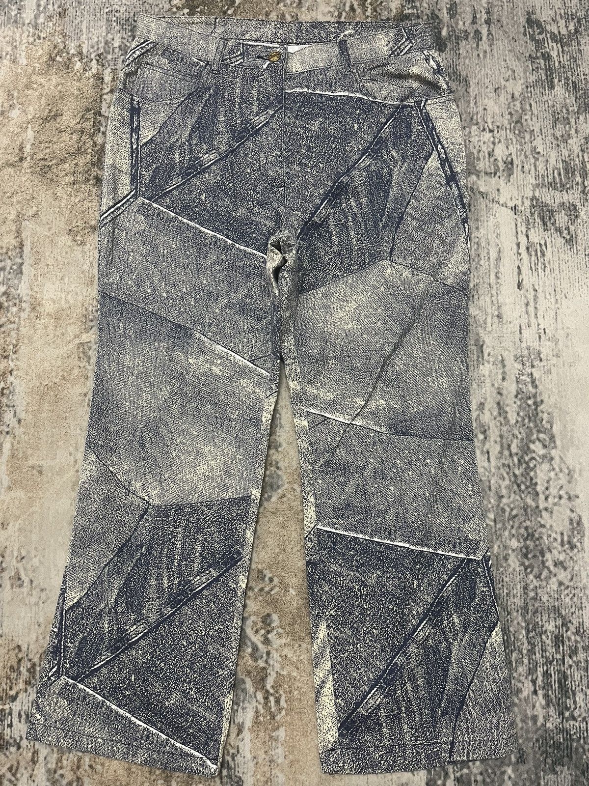 image of If Six Was Nine Vintage Japanase Brand Denim Pop Art Brand Jeans Baggy in Grey, Men's (Size 32)