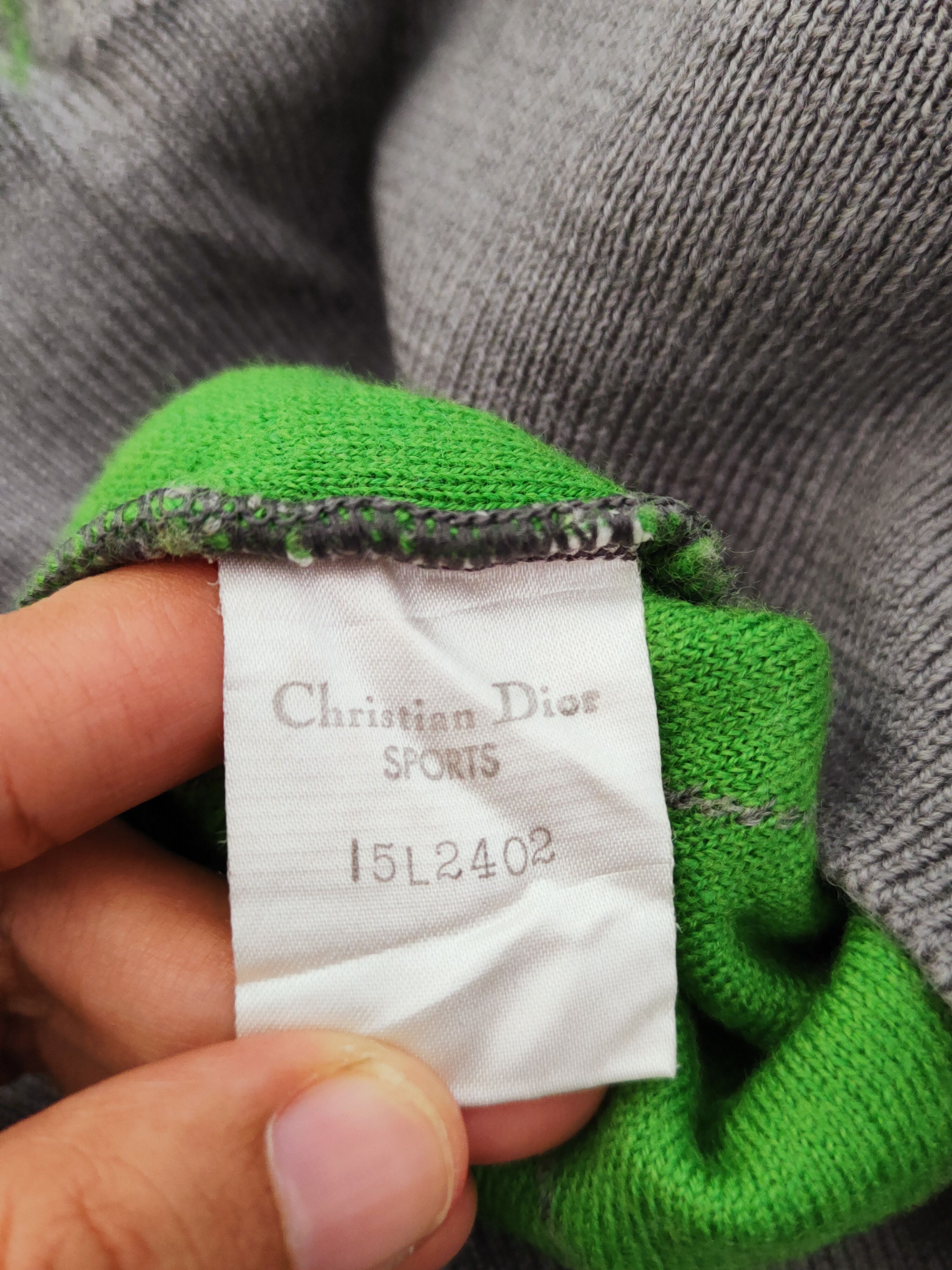Christian Dior Monsieur Christian Dior Sports ripped Knitwear Sweatshirts #W740 Size S / US 4 / IT 40 - 15 Thumbnail
