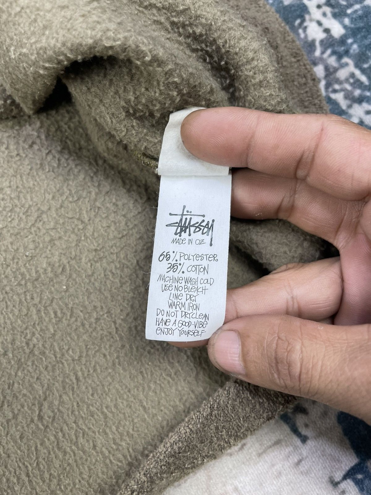 Stussy Vtg 90s Stussy V-Neck Pull Over Sweatshirt Size US XL / EU 56 / 4 - 17 Thumbnail