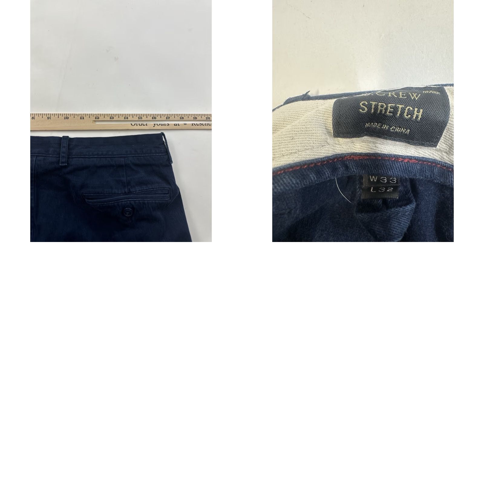 J.Crew J.Crew Pants Men’s 33x32 Blue Chino 770 Preppy Stretch Size US 33 - 9 Thumbnail