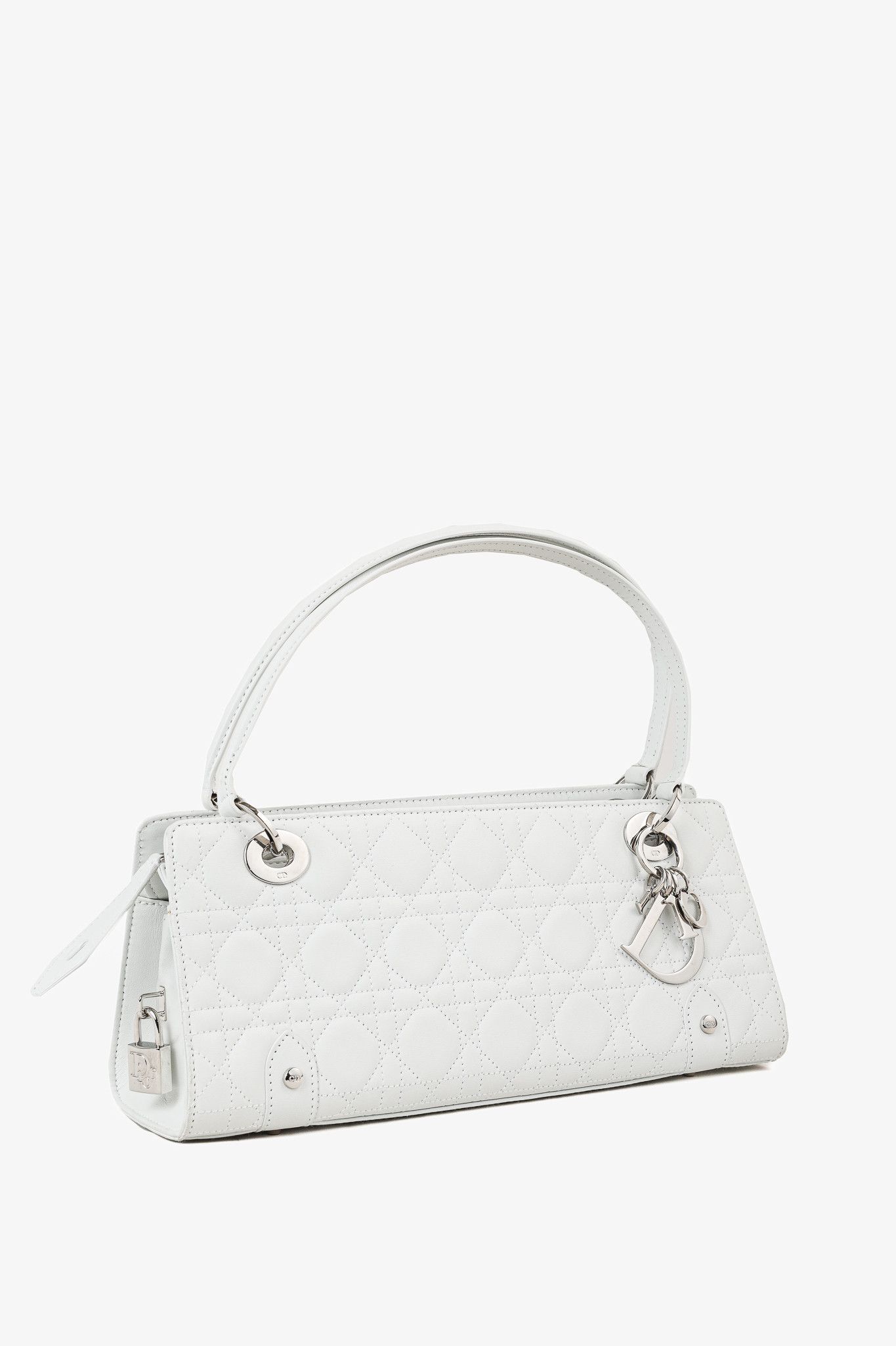 Dior Christian Dior Lady Dior East-West Leather Double Handle Bag Size ONE SIZE - 2 Thumbnail