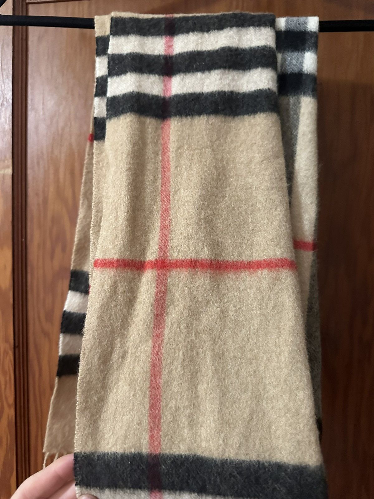 Burberry Burberry Classic Check Cashmere Scarf Size ONE SIZE - 5 Thumbnail
