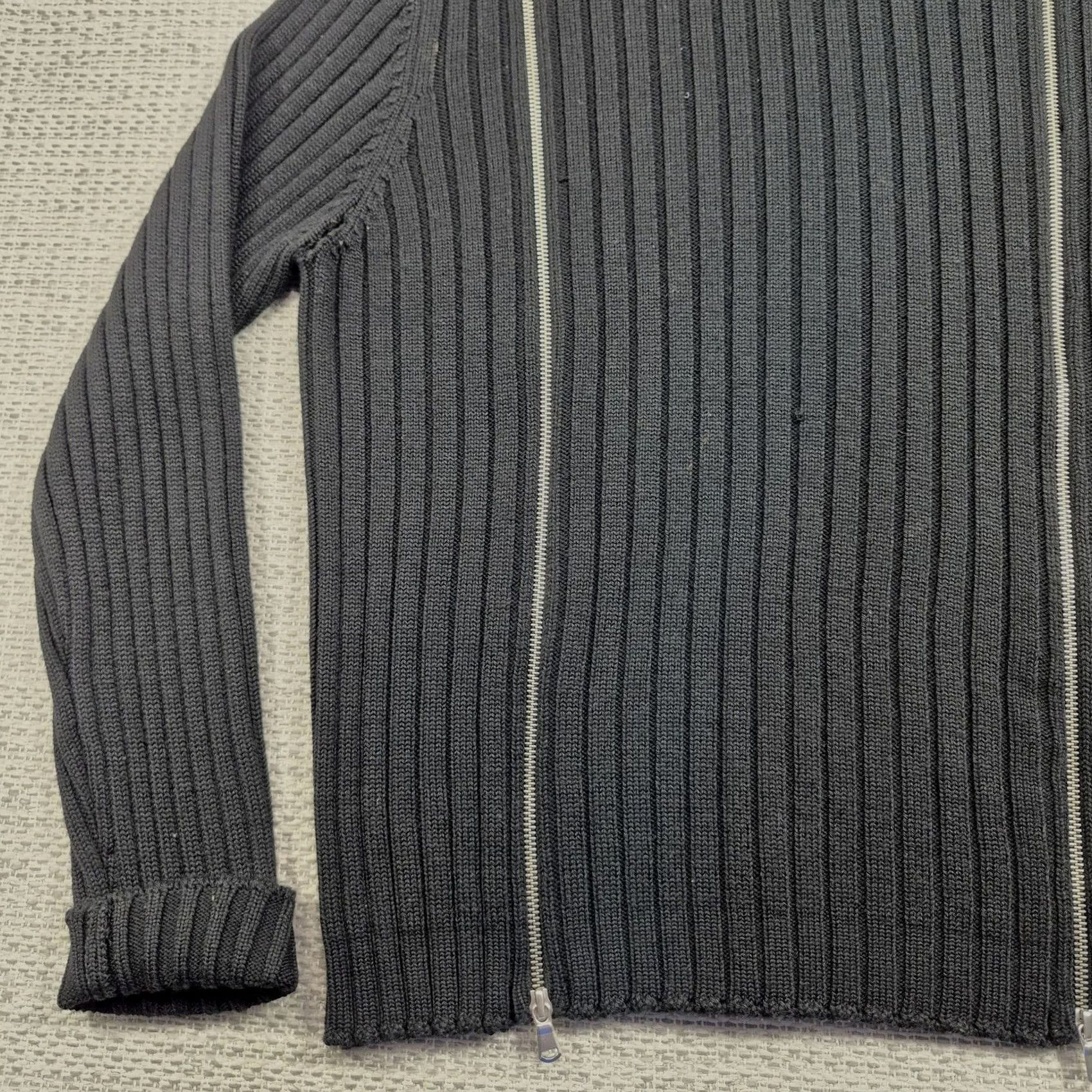 Sisley Sisley Sweater Mens M Black Rib Knit Zipper Pullover Made In Italy Shirt Pullover Mens Casual, Classic, Preppy Size US M / EU 48-50 / 2 - 3 Thumbnail