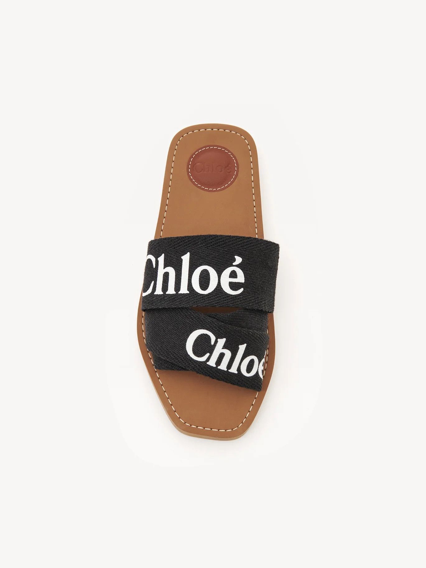 Chloe o1loc1c1024 Woody Slides in Black Size US 8 / IT 38 - 3 Thumbnail
