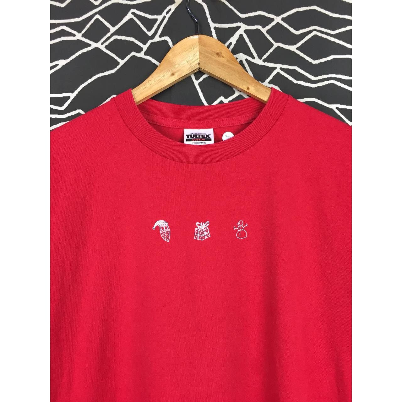 Vintage Vtg 90s Starbucks Christmas Blend Our Gift To You Promo Tee Size US L / EU 52-54 / 3 - 8 Thumbnail