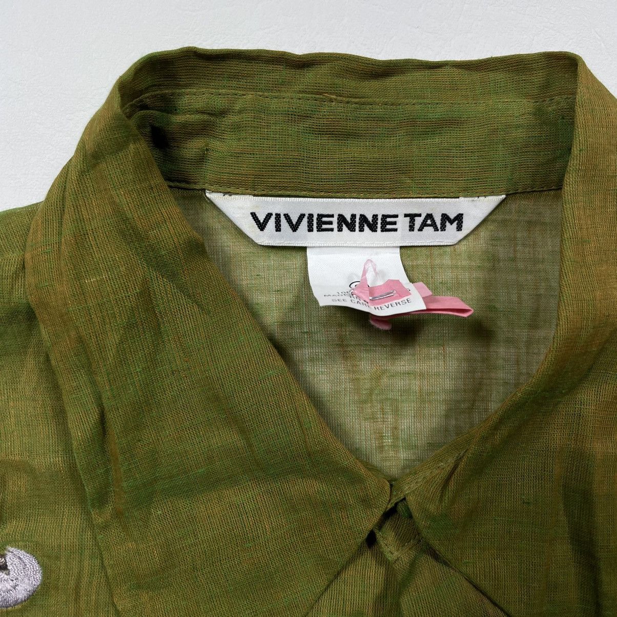 Vivienne Tam VIVIENNE TAM 90’s IRIDESCENT FLORAL BUTTON UP Size XS / US 0-2 / IT 36-38 - 2 Thumbnail