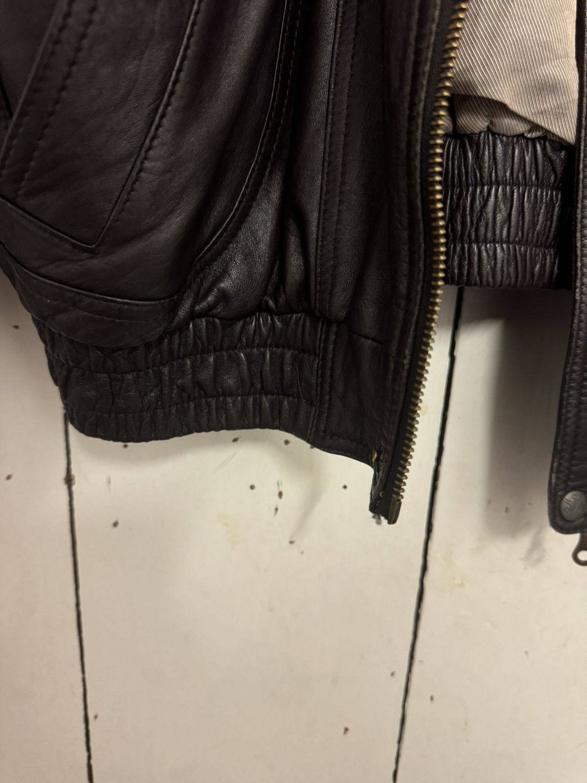 Other Vintage Leather Jacket 🍆 Size US L / EU 52-54 / 3 - 3 Thumbnail