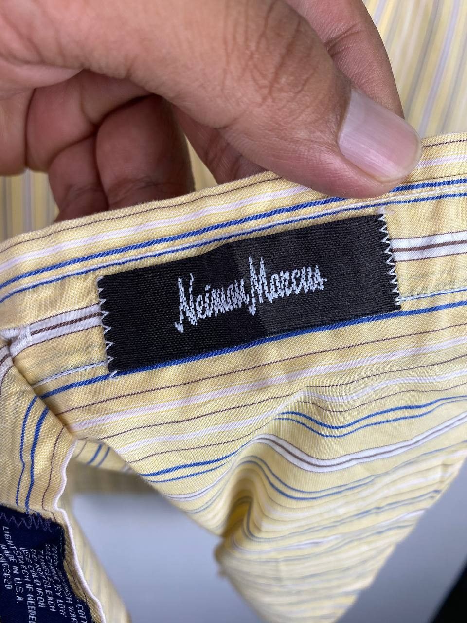 Burberry vintage burberry shirt by neiman marcus nice design Size US XL / EU 56 / 4 - 7 Thumbnail