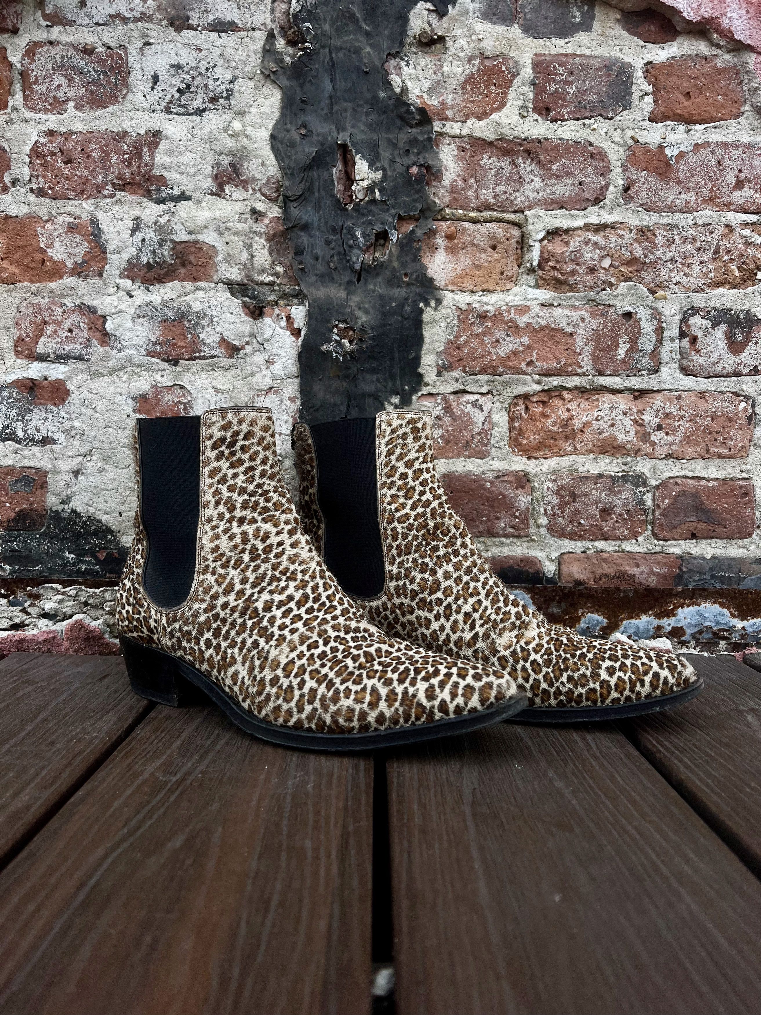 Celine × Hedi Slimane SOLD-SS19 Silver Jacno 60mm Boots 41 | Grailed