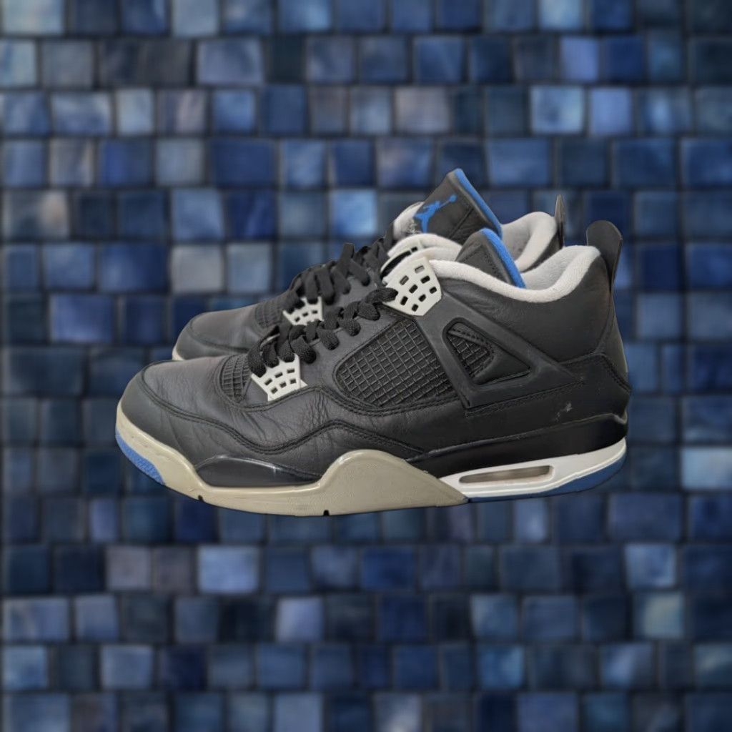 Jordan Brand Nike Jordan 4 Retro Motorsports Alternate 2017 Mens 12 Black Authentic Rep Box Size US 9 / EU 42 - 1 Thumbnail