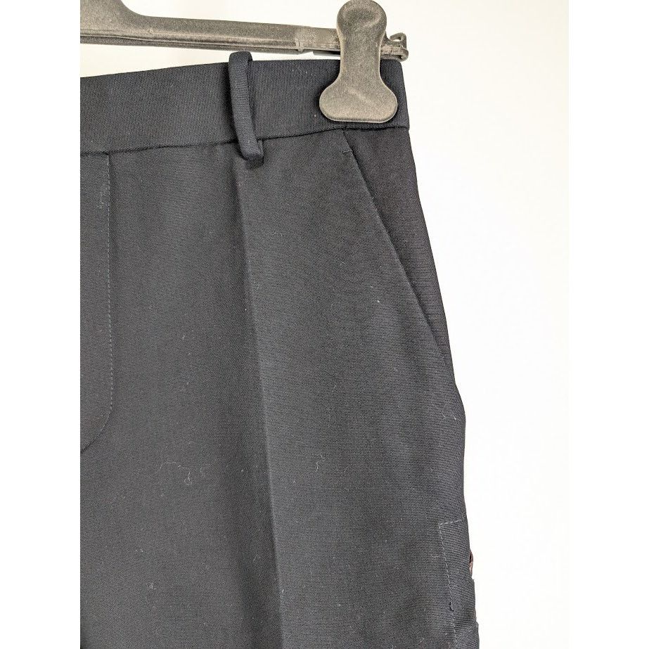 Bottega Veneta o1rshd1 Double Cotton Canvas Trousers in Black Size US 34 / EU 50 - 9 Thumbnail
