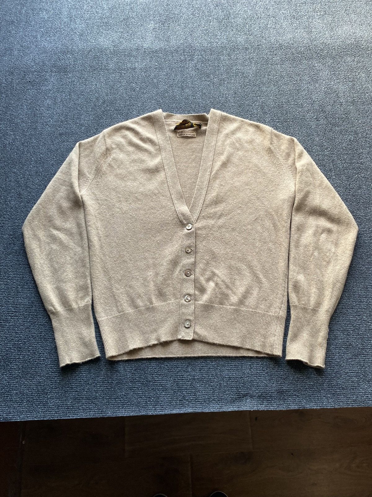 Other 🔥70s Forsyth Of Edinburg Cashmere Scotland Cardigan sweater Size M / US 6-8 / IT 42-44 - 1 Thumbnail