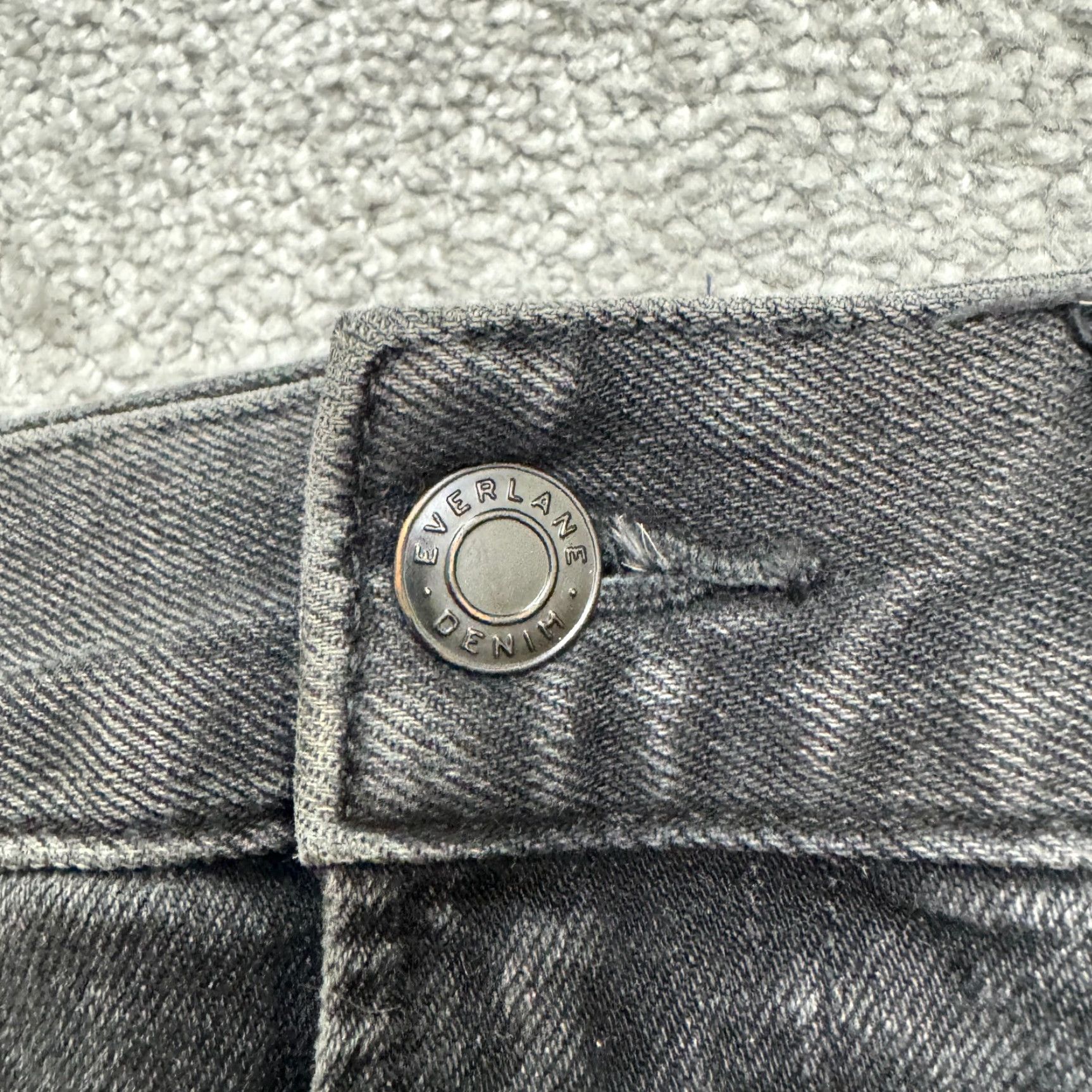 Everlane Everlane Jeans Men Athletic Straight 32x30 Black Denim Cotton Washed 5-Pocket Logo Zipper Button Regular Size US 32 / EU 48 - 3 Thumbnail