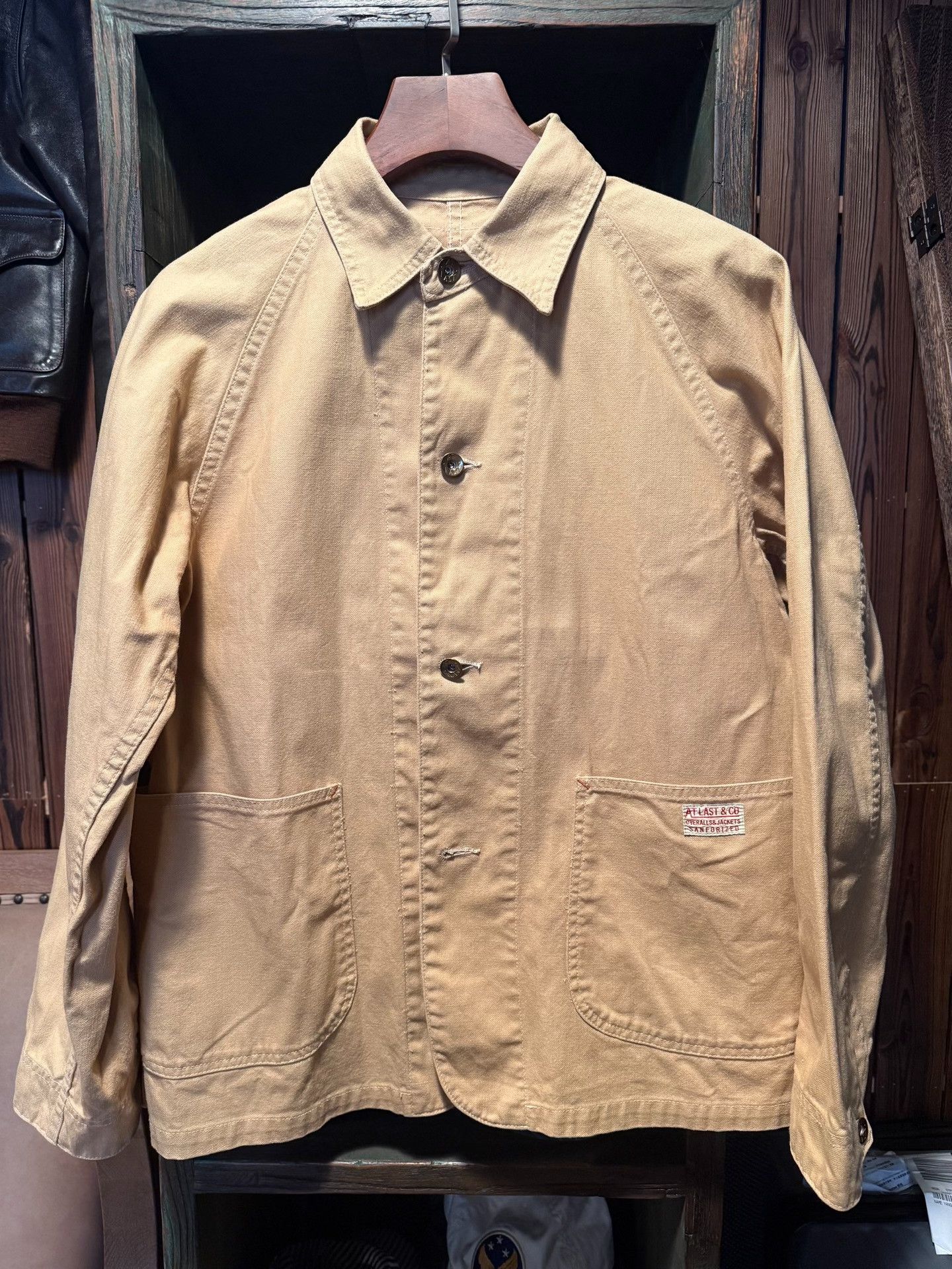 At Last & Co Atlast & Co Beige Workwear Jacket Size 40 Size US XXS / EU 40 - 1 Thumbnail
