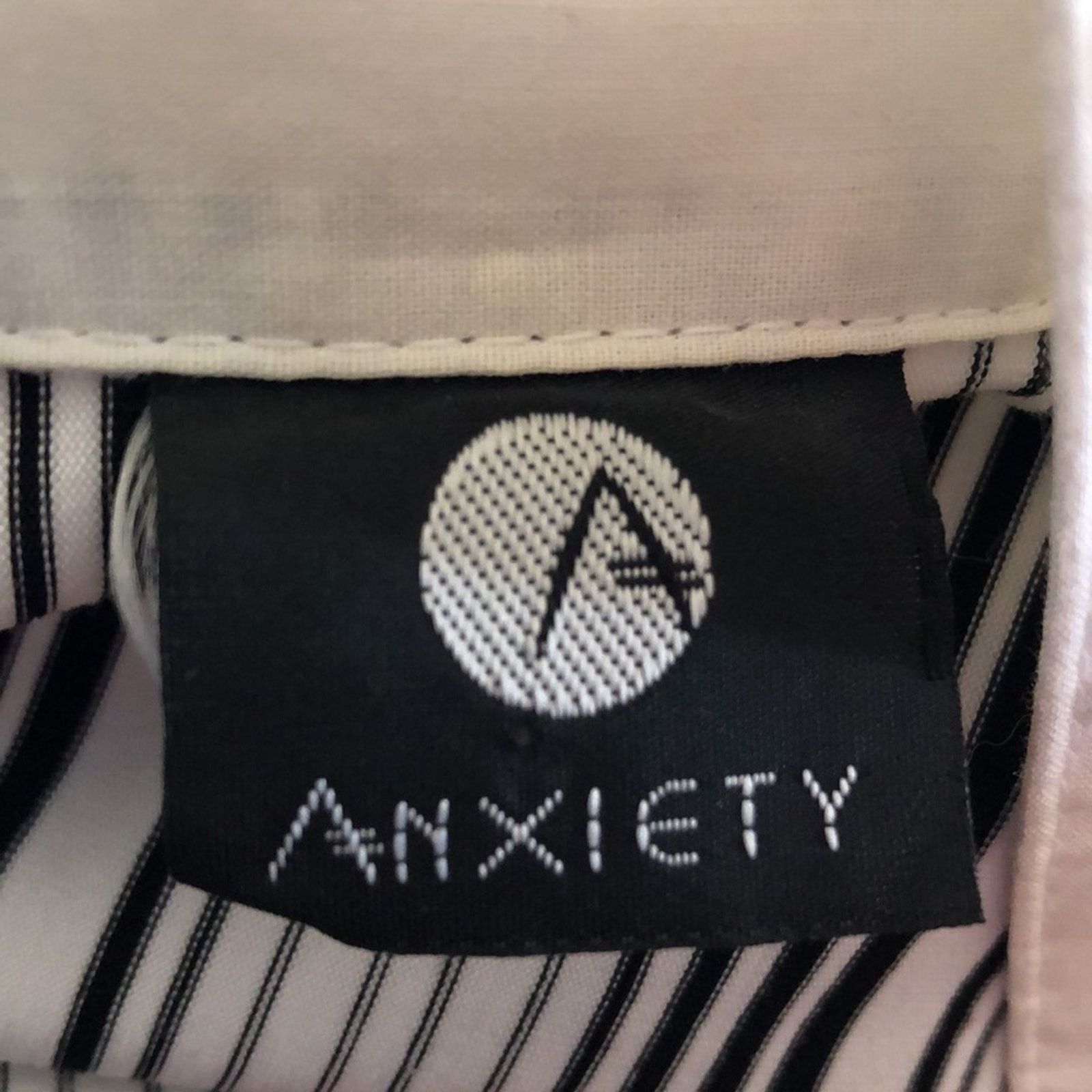 Other Anxiety black and white stripe collared shirt M Size M / US 6-8 / IT 42-44 - 8 Thumbnail