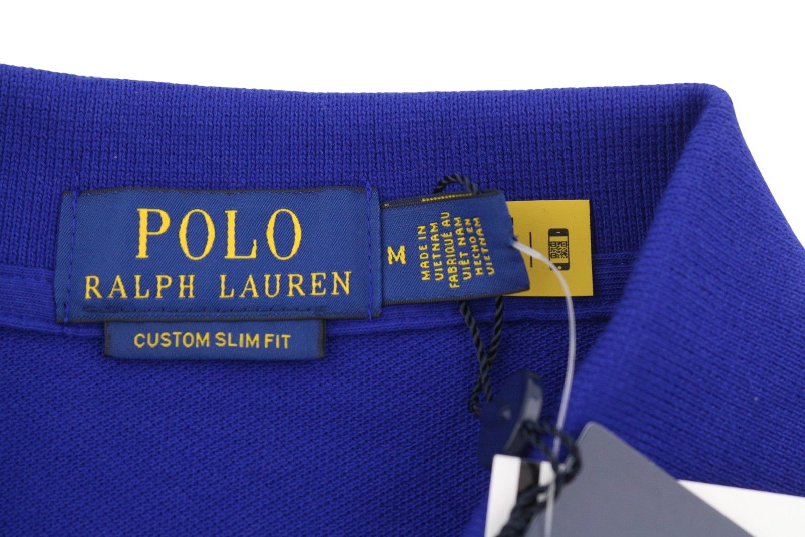 Ralph Lauren CUSTOM SLIM FIT M Mid Blue Embroidered Logo 87902 Size US M / EU 48-50 / 2 - 7 Thumbnail
