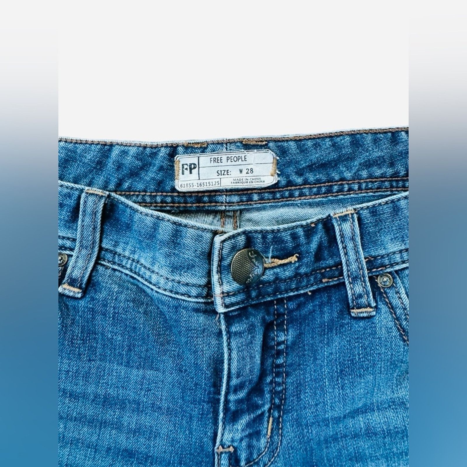 Free People FREE PEOPLE BOYFRIEND JEANS. Size 28" / US 6 / IT 42 - 3 Thumbnail