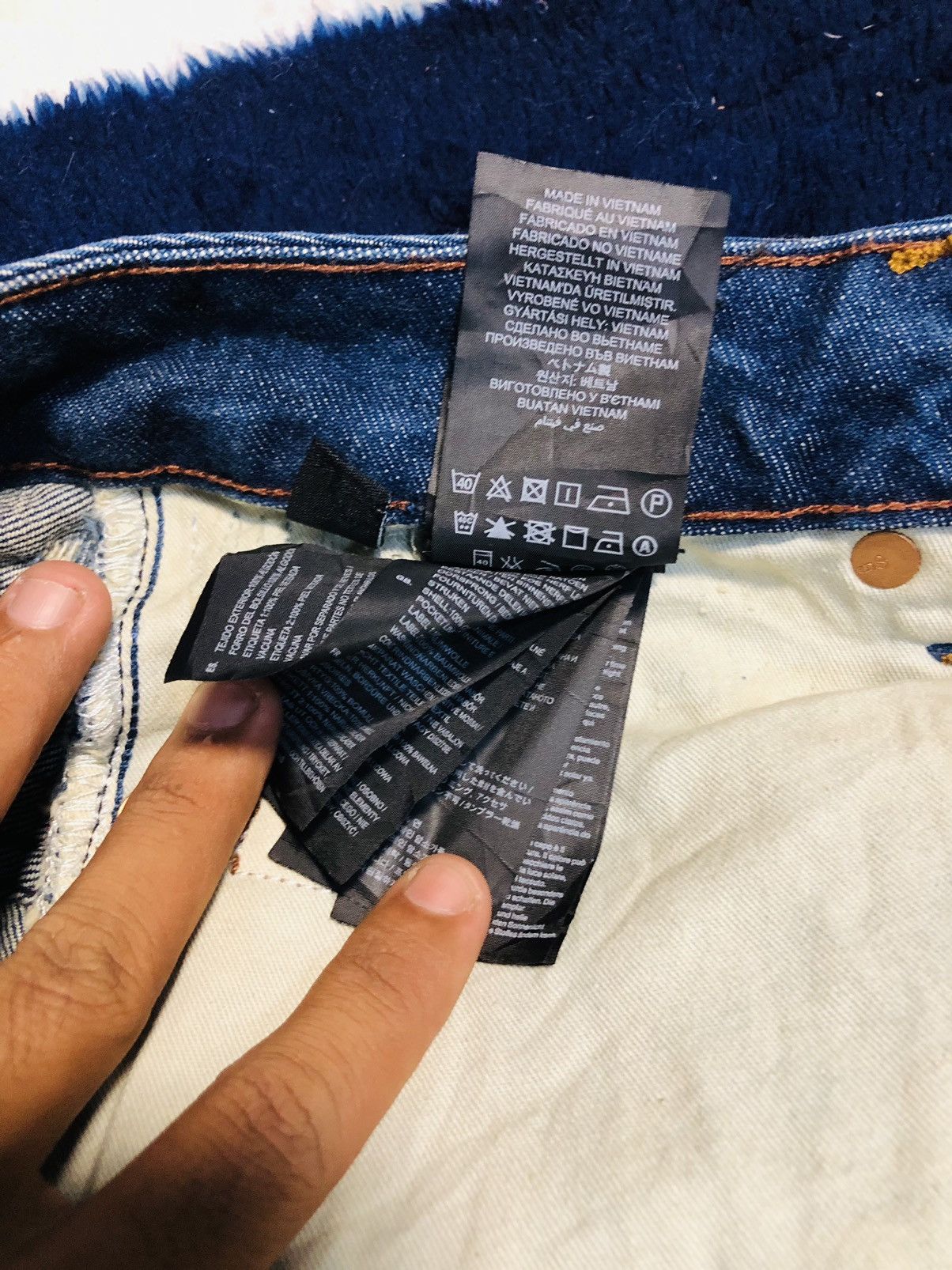 G-Star × Vintage G-Star Distressed Style Denim Jeans (1) Size US 30 / EU 46 - 17 Thumbnail