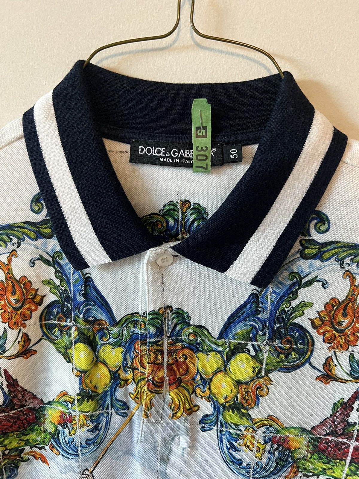 Dolce & Gabbana D&G “Greek Gods” Polo 9/10 Condition Size US M / EU 48-50 / 2 - 4 Thumbnail
