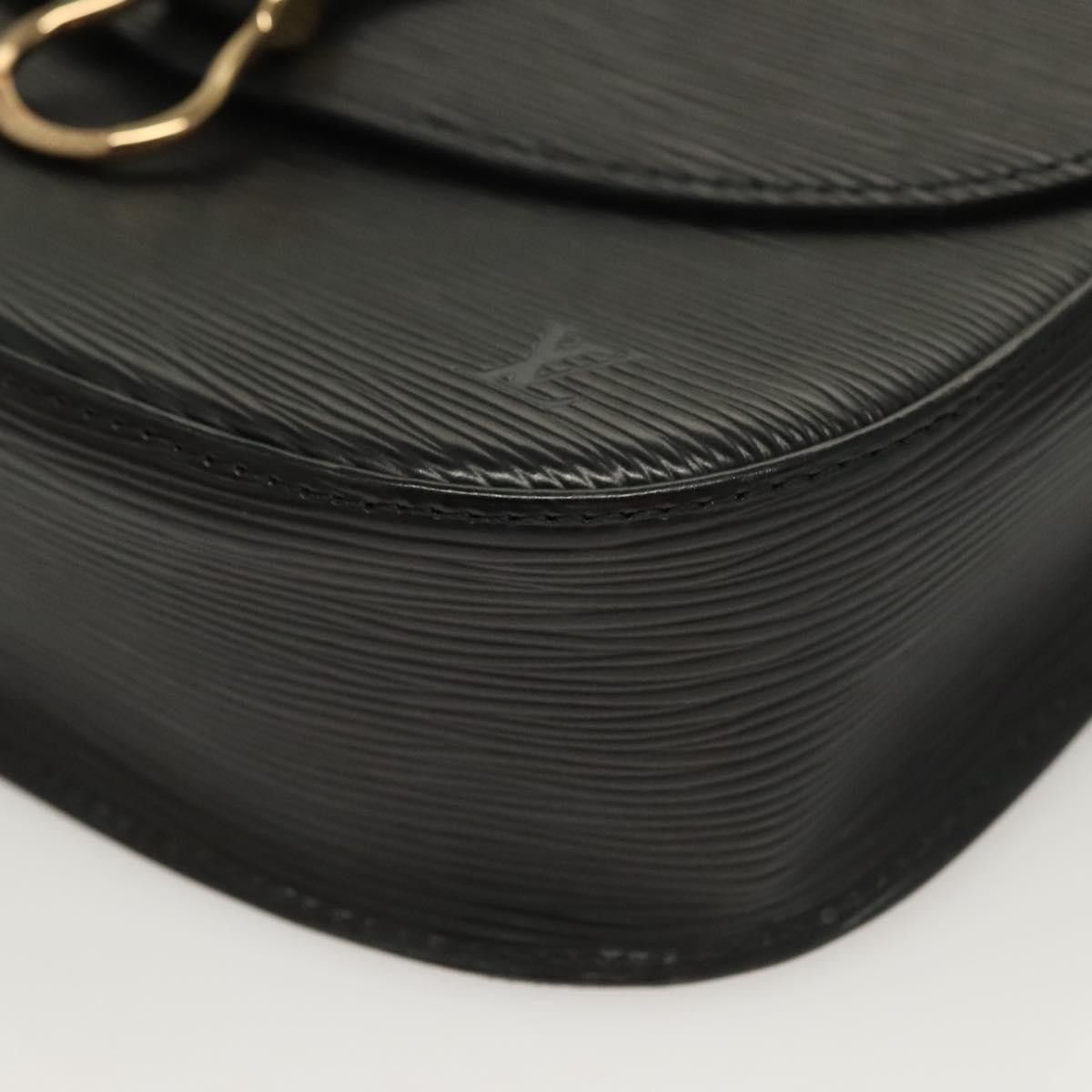 Louis Vuitton LOUIS VUITTON Epi Saint Cloud GM Shoulder Bag Black Noir Size ONE SIZE - 15 Thumbnail