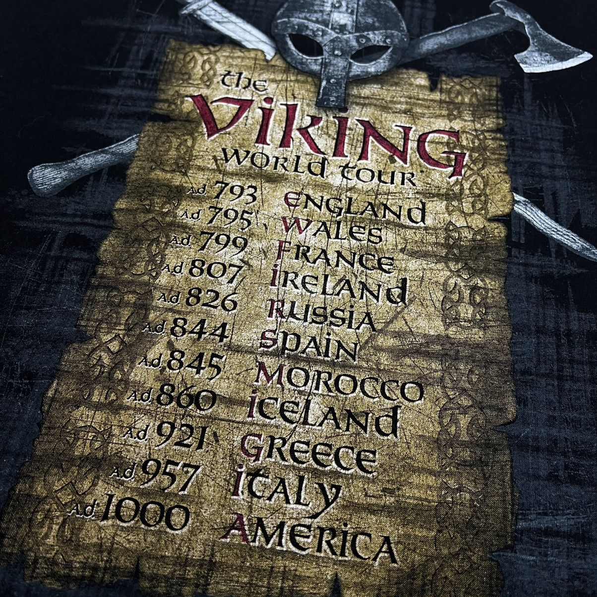 Band Tees × Fruit Of The Loom The Viking World Tour T Shirt Fruit of the Loom Size US L / EU 52-54 / 3 - 9 Thumbnail
