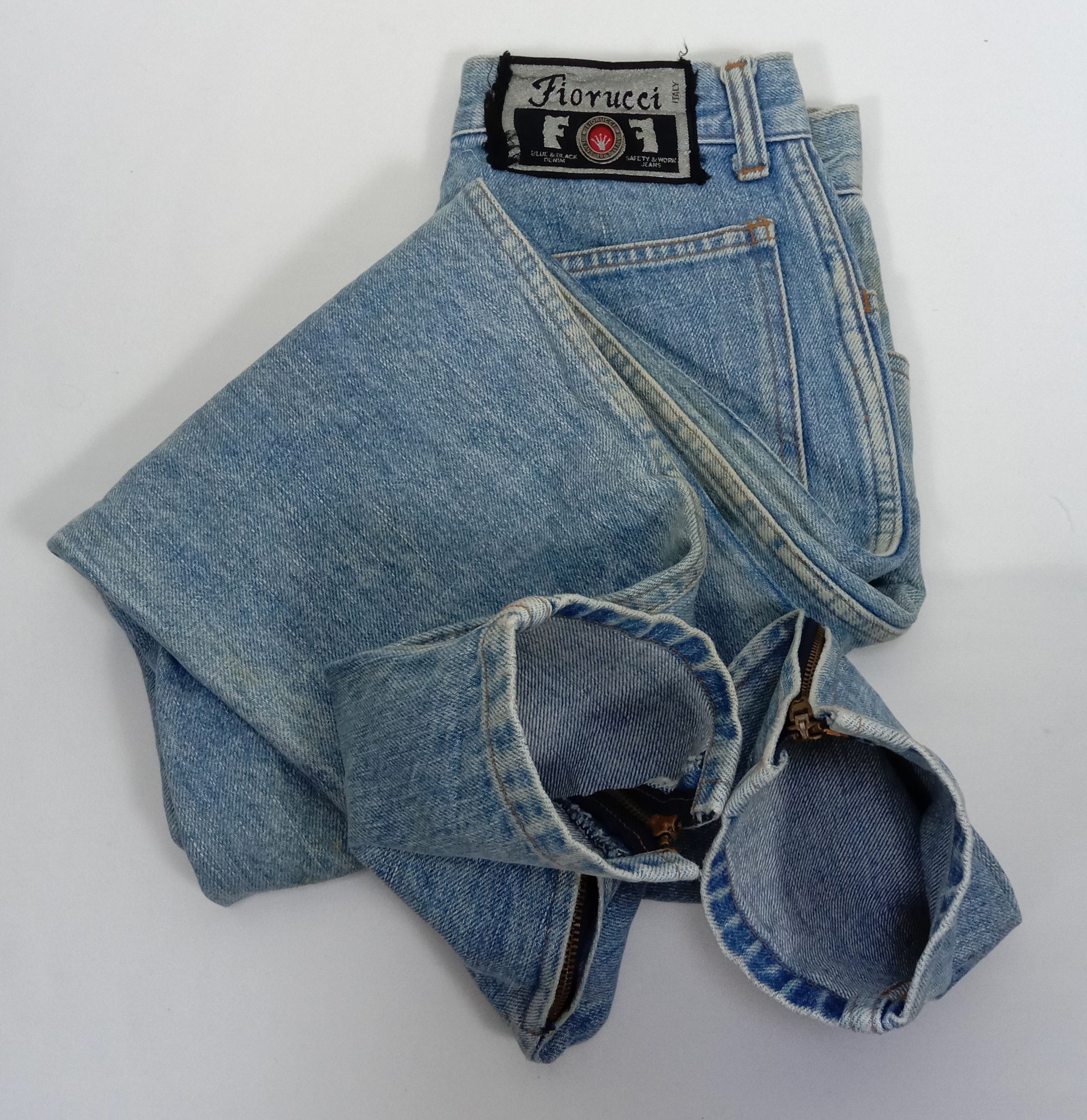 Fiorucci Vintage Fiorucci Italian Designer Leg Zipper Jeans Size 26" / US 2 / IT 38 - 15 Thumbnail