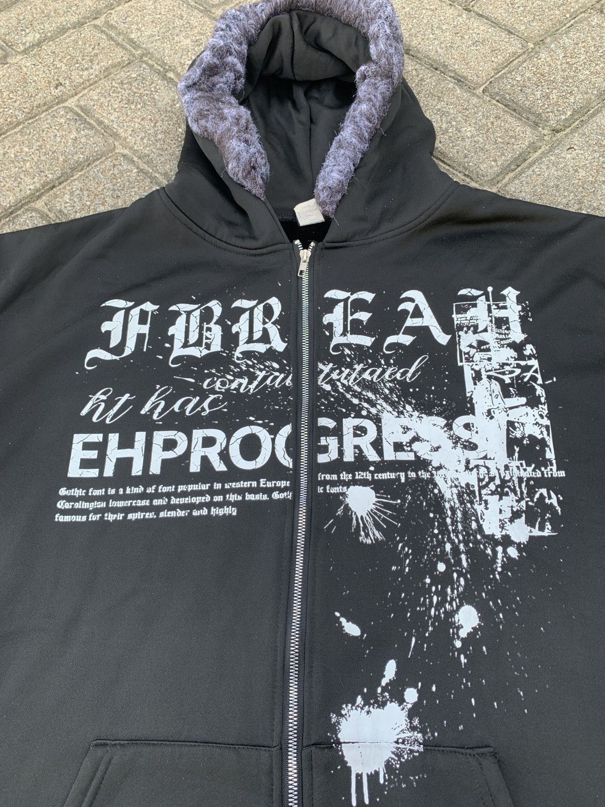 If Six Was Nine Fur hoodie ehprogress poem Ifsixwasnine Lgb Style Size US L / EU 52-54 / 3 - 4 Thumbnail