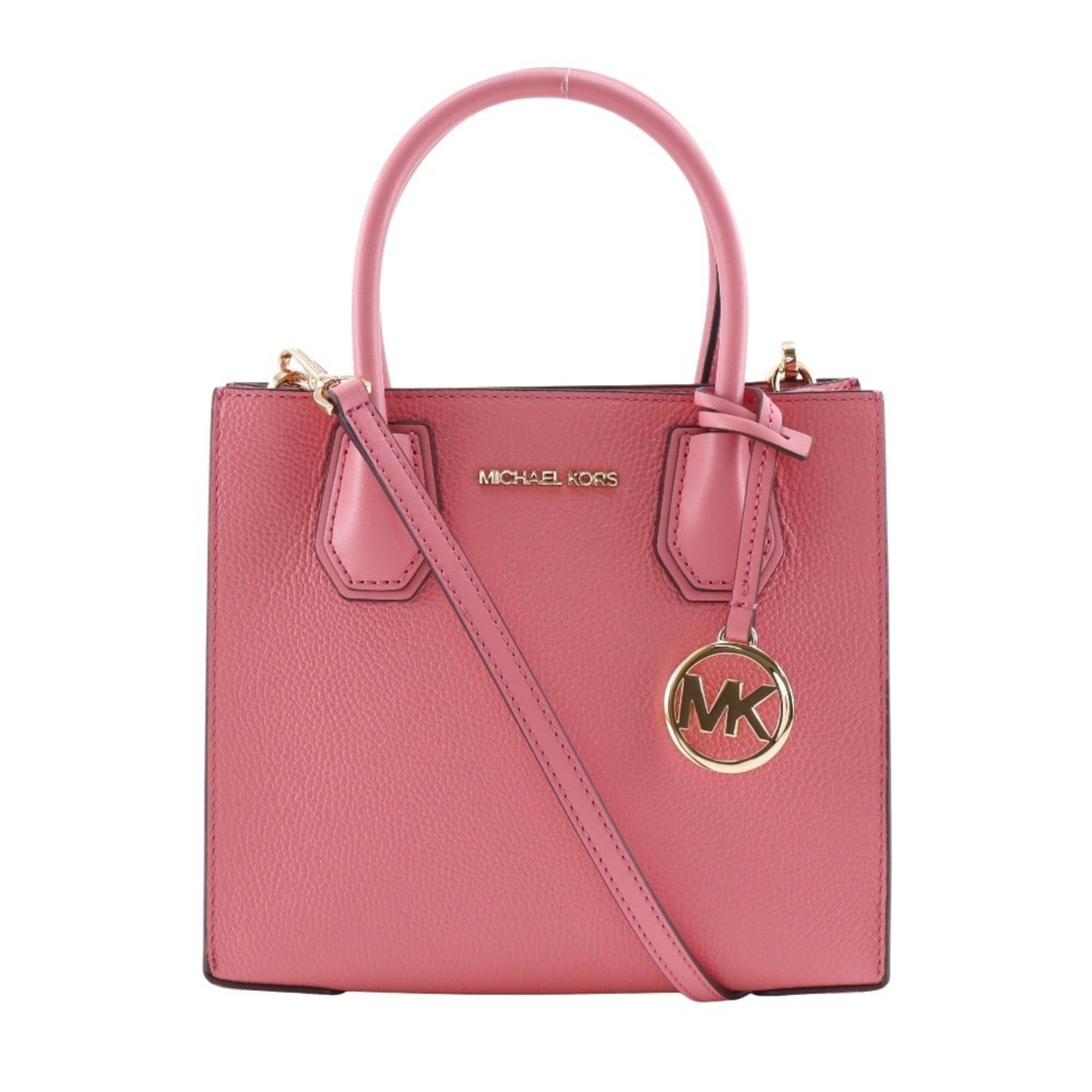 Michael Kors Michael Kors MERCER handbag, 2-way shoulder bag, 35S1GM9M2L, calfskin, pink, 2-way, open, MERCER, women's Size ONE SIZE - 1 Thumbnail