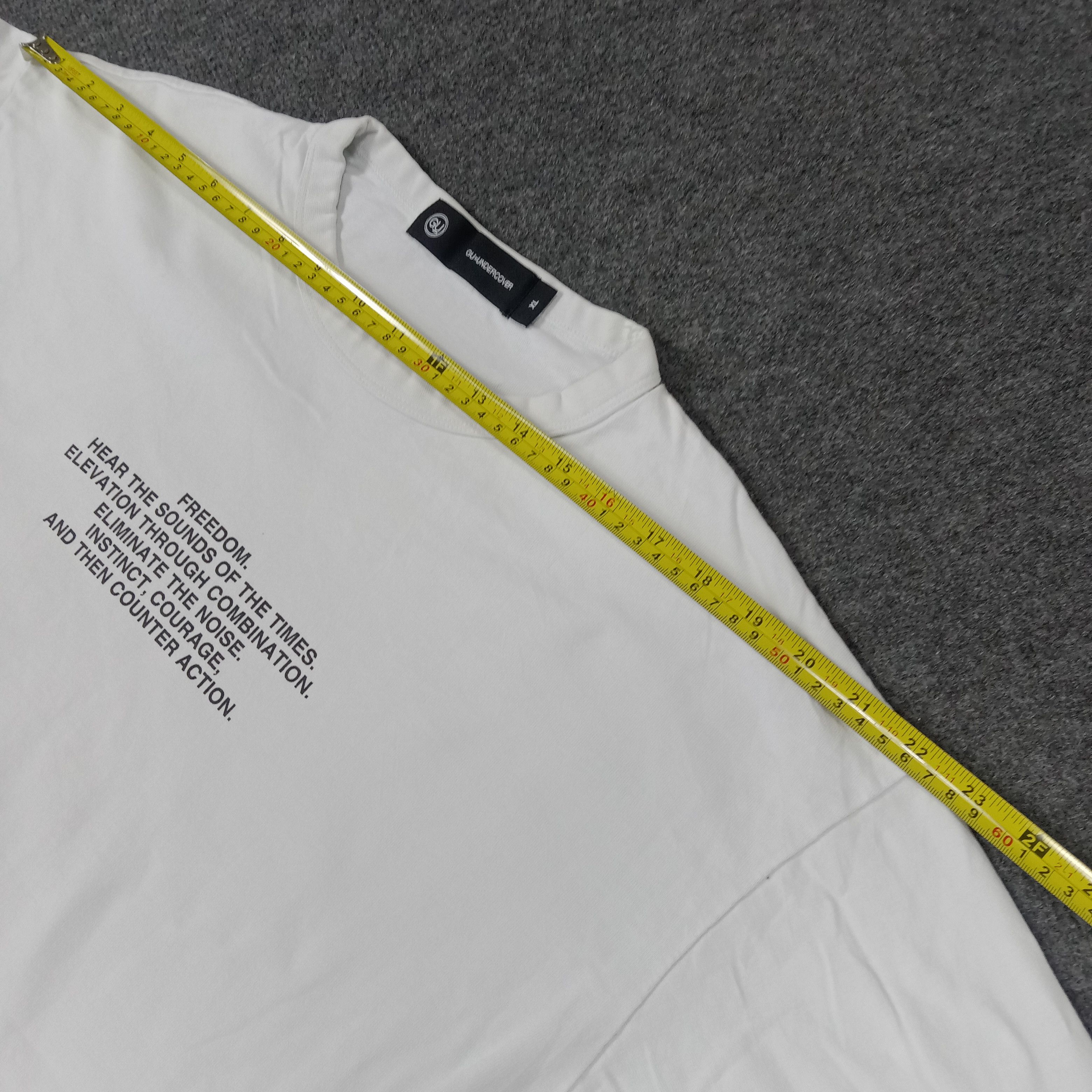GU × Undercover × Vintage Gu X Undercover Japanese Brand Long Sleeve Tshirt Size US XXL / EU 58 / 5 - 8 Thumbnail