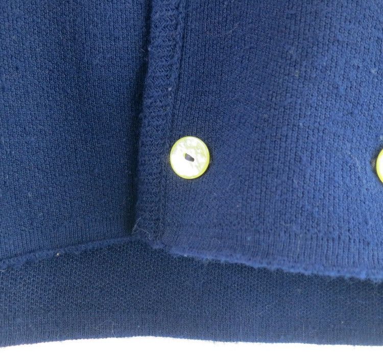 Vintage Vintage 1960's cardigan REVERE Navy Blue Uniform sweater Size M / US 6-8 / IT 42-44 - 4 Thumbnail
