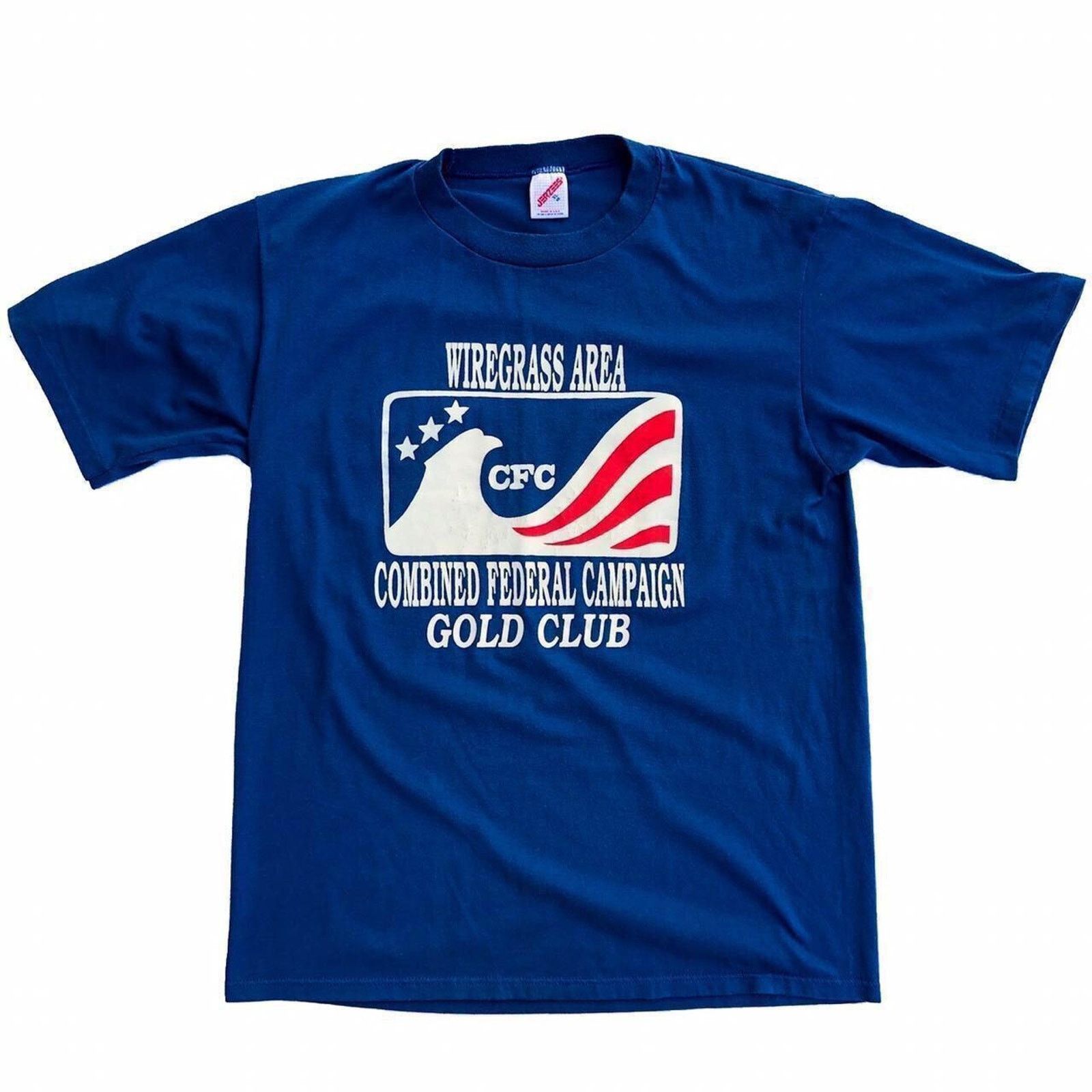 Jerzees × Vintage 90s Combined Federal Campaign graphic t shirt 1990s vintage Size US XL / EU 56 / 4 - 1 Thumbnail