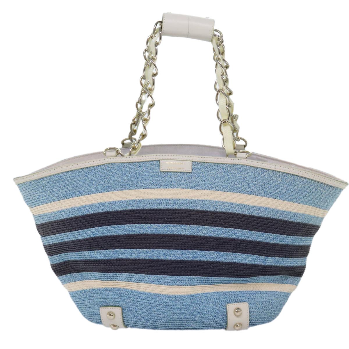 Burberry Blue Canvas Tote Bag (Pre-Owned) Size ONE SIZE - 1 Thumbnail
