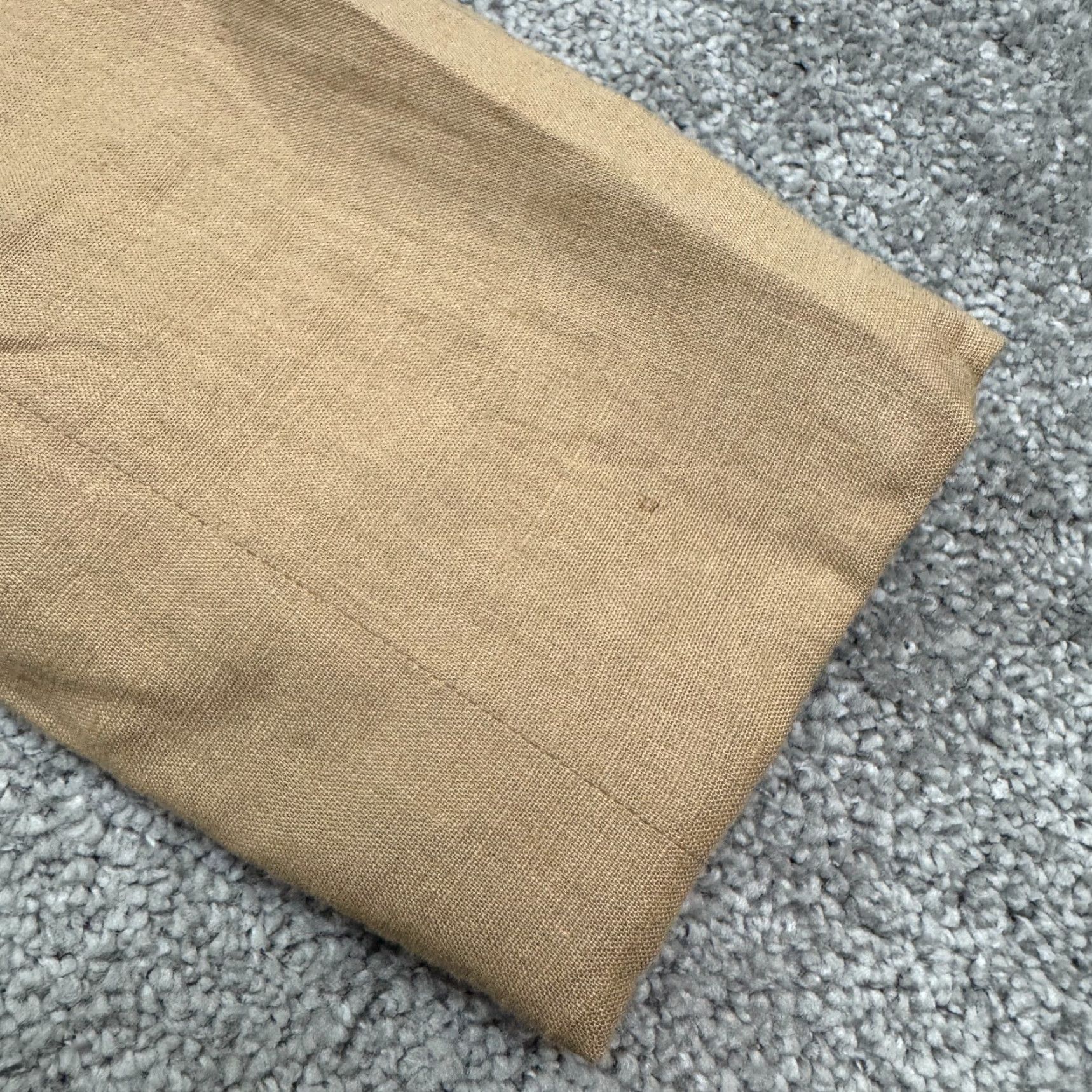 Talbots Talbots Jacket Womens 10 Brown Tan Linen Blend Collarless Hook Eye Career Size L / US 10 / IT 46 - 5 Thumbnail