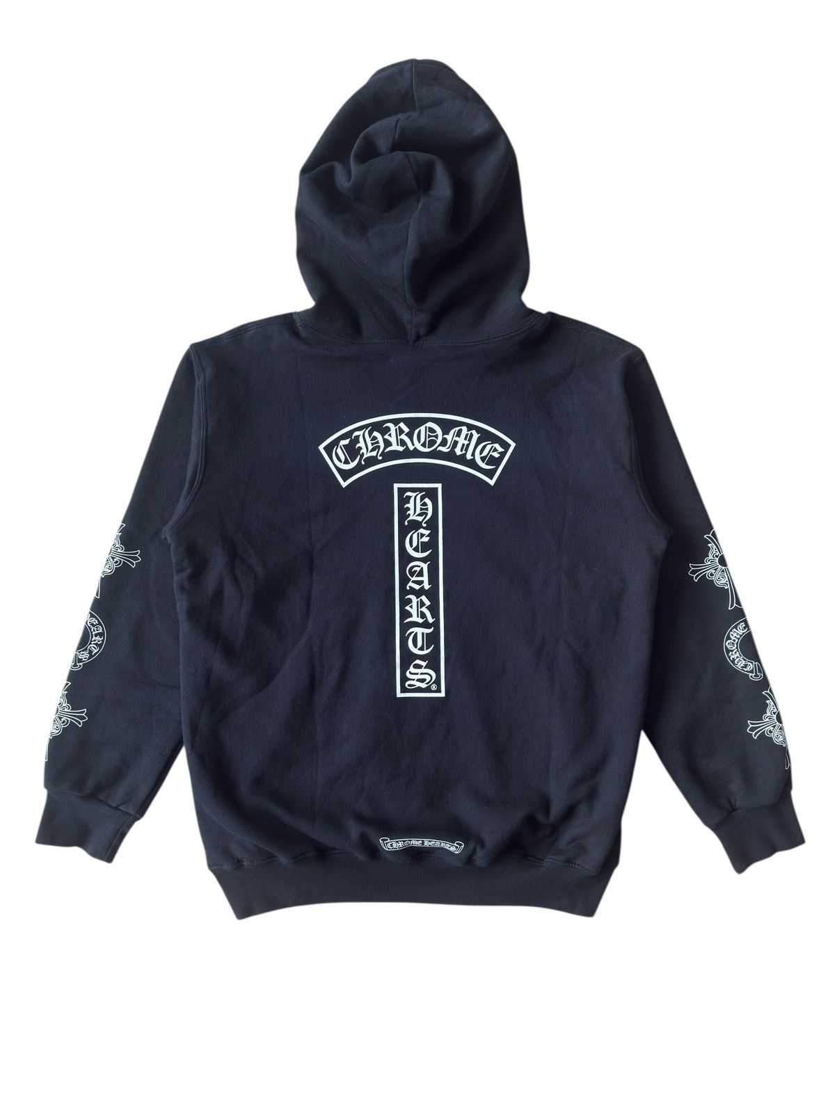 Chrome Hearts Vintage 90s Chrome Hearts T-Bar Multi Logo Zip-Up