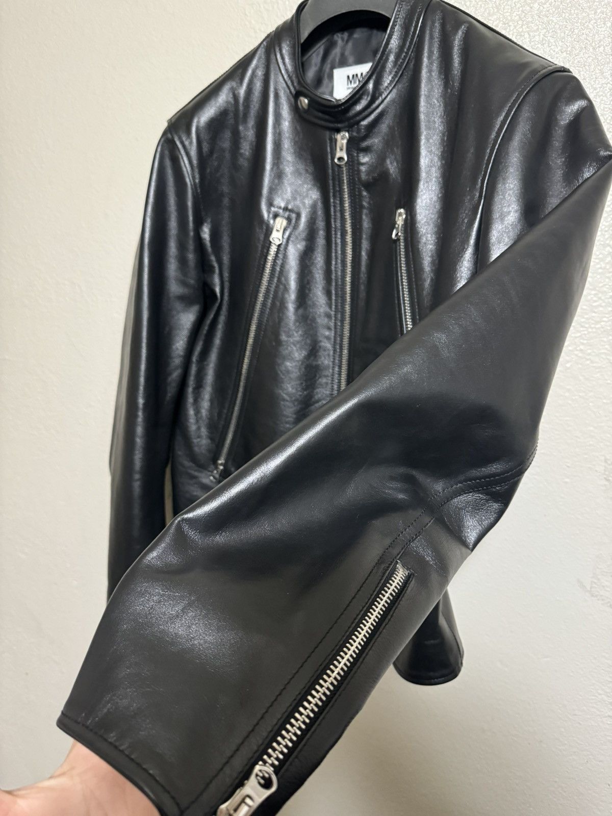 Maison Margiela Maison Margiela 5 Zip Leather Jacket Size US M / EU 48-50 / 2 - 4 Thumbnail