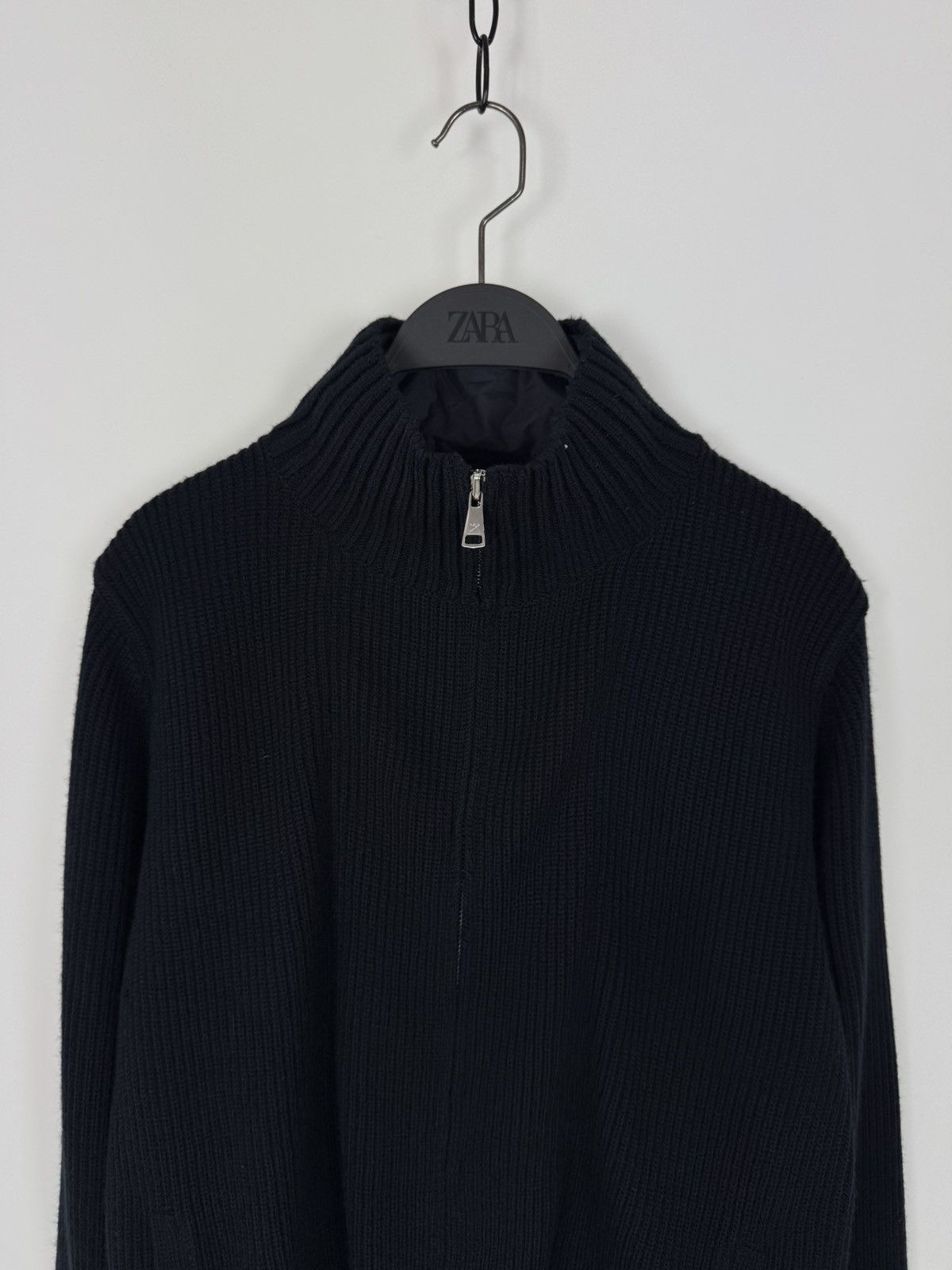 Hackett Hackett London Ribbed Wool Blend Full Zip 2 in 1 Sweater Size US M / EU 48-50 / 2 - 2 Thumbnail