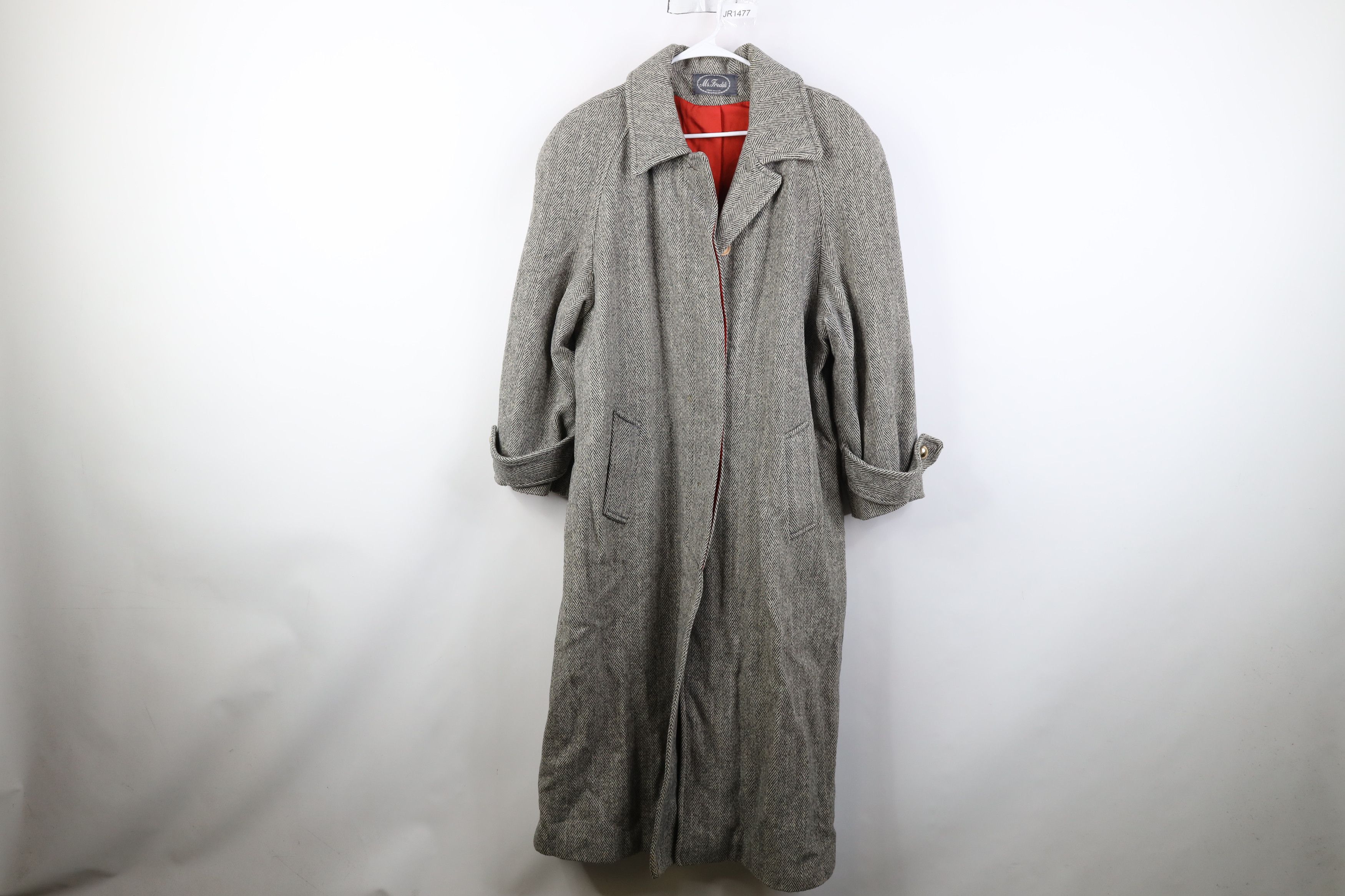 Vintage Vintage 70s Streetwear Heavy Wool Herringbone Jacket USA Size XXL / US 16-18 / IT 52-54 - 1 Thumbnail