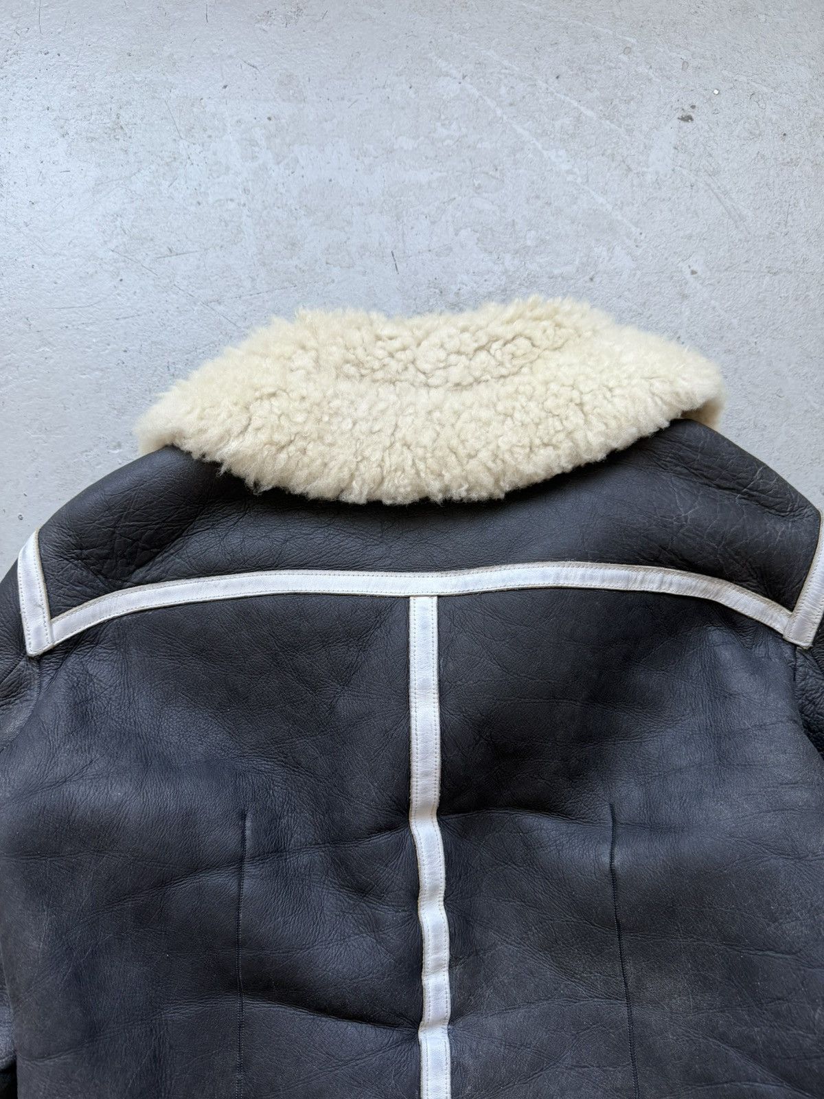 Rick Owens Rick Owens FW08 STAG Black & White Geo Shearling Jacket Size US S / EU 44-46 / 1 - 9 Thumbnail