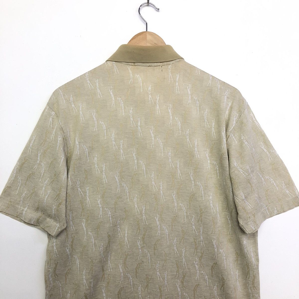 Vintage Vintage Givenchy Monsieur Monogram Polo Tee Size US M / EU 48-50 / 2 - 10 Thumbnail
