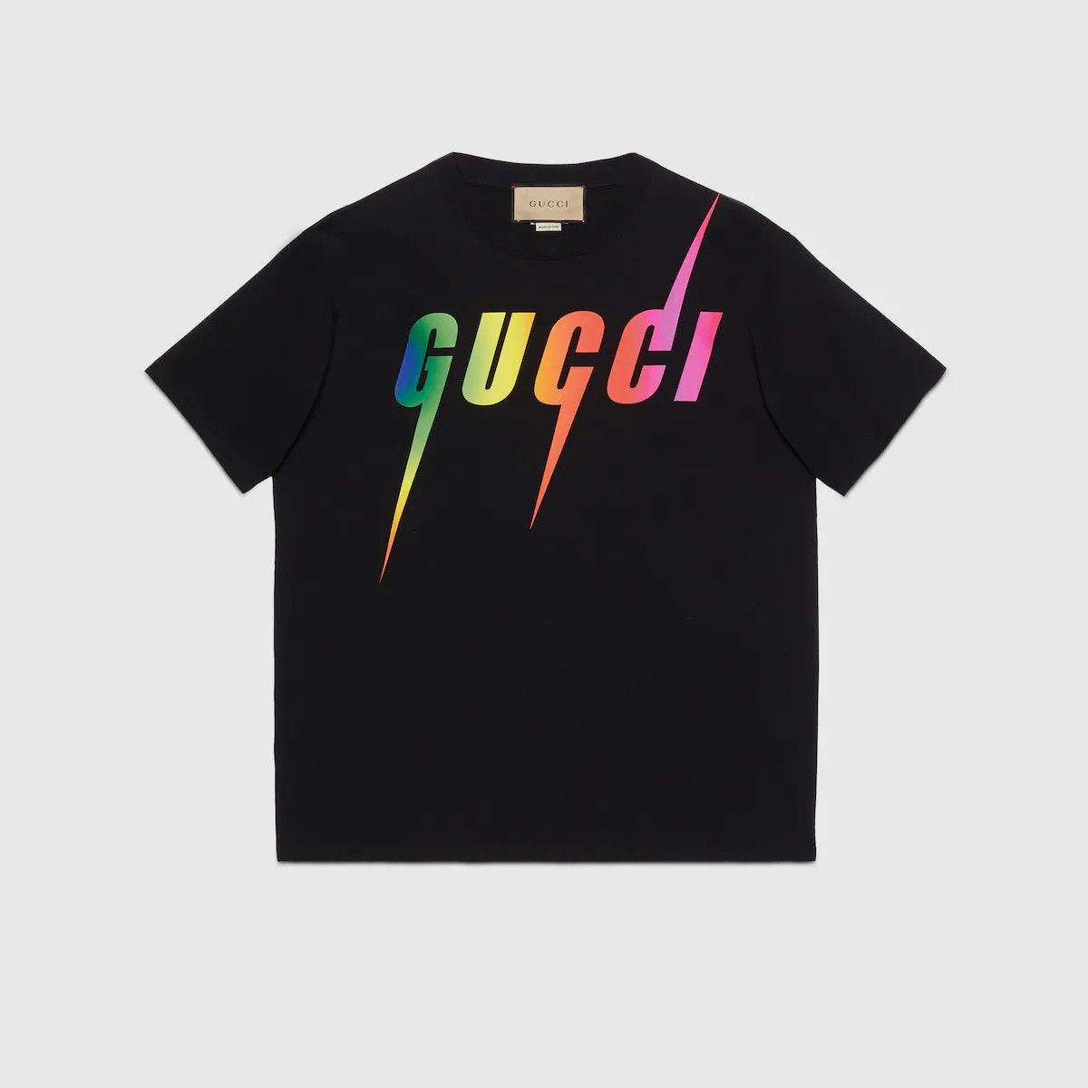 GUCCI FAKE NOT Tシャツ 黒サイズ8 Gucci 'fake/not' Print Oversize T-shirt in Black for Men | Lyst