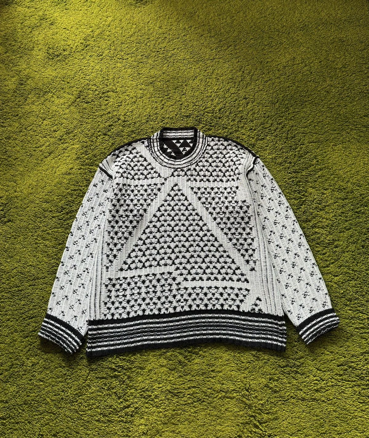 Designer × Maison Margiela Maison Martin Margiela MM6 S/S 2022 reversible sweater knit Size US S / EU 44-46 / 1 - 2 Thumbnail