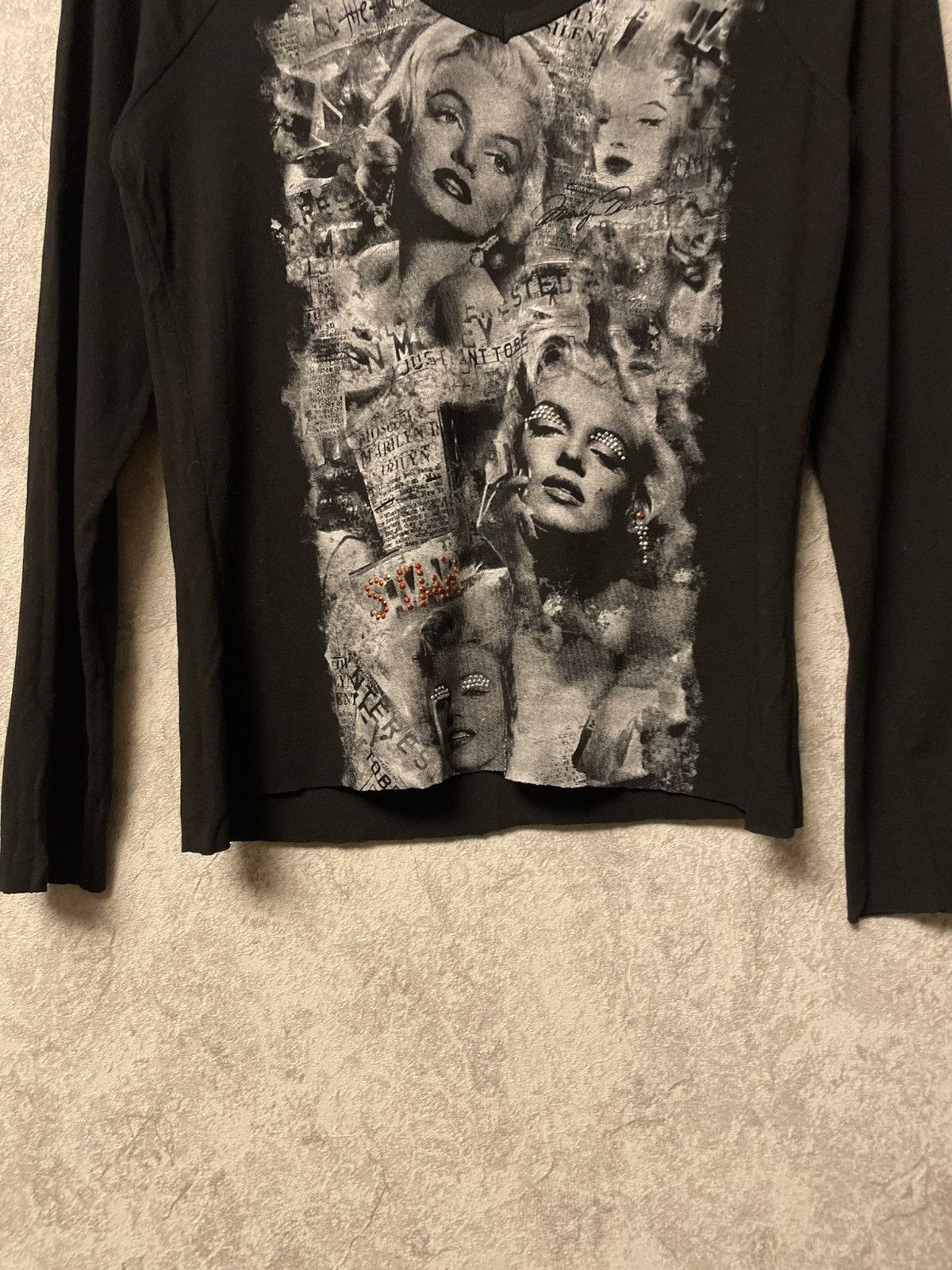 Dolce & Gabbana Dolce Gabbana DG Marilyn Monroe Newspaper Long Sleeve Top Size XS / US 0-2 / IT 36-38 - 3 Thumbnail